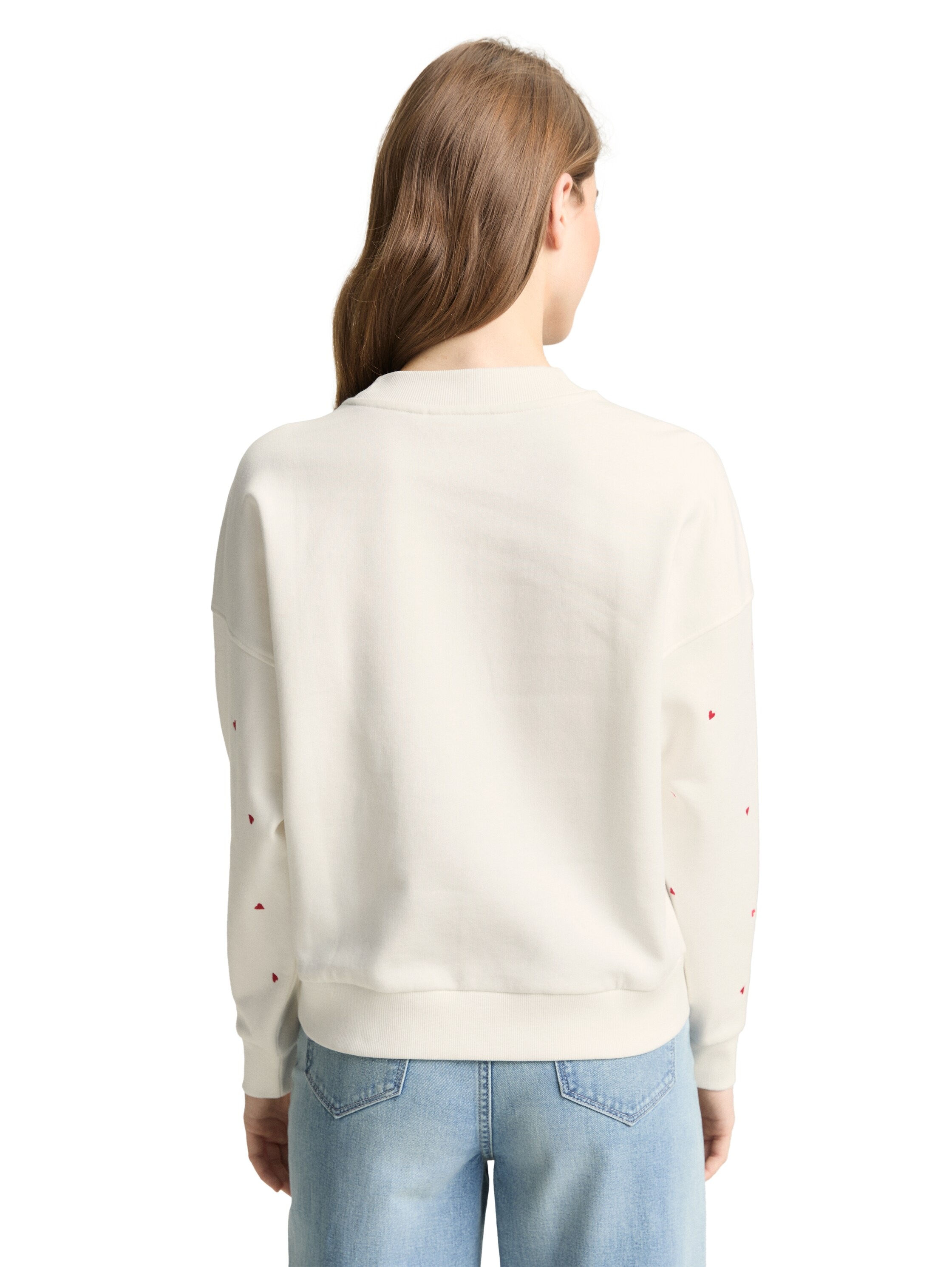 TOM TAILOR Denim Sweatshirt, mit All-Over Print günstig online kaufen