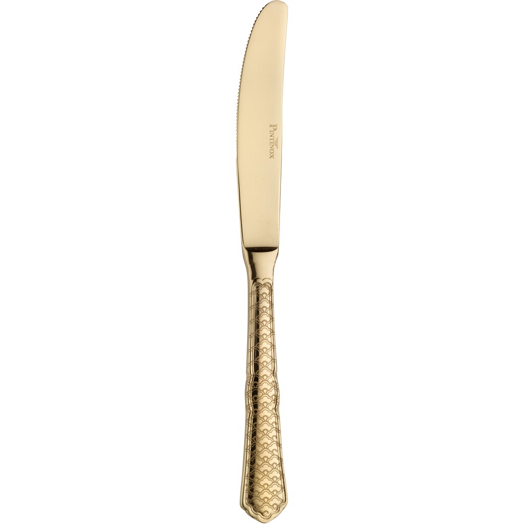 PINTINOX Besteck-Set »Settecento Treasur Gold TXT«, (Set, 30 tlg.)