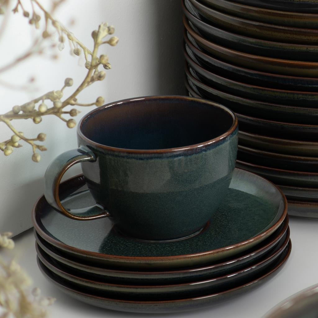 like. by Villeroy & Boch Geschirr-Set »Kaffeeservice Crafted 18er Set« Spülmaschinengeeignet, Mikrowellengeeignet