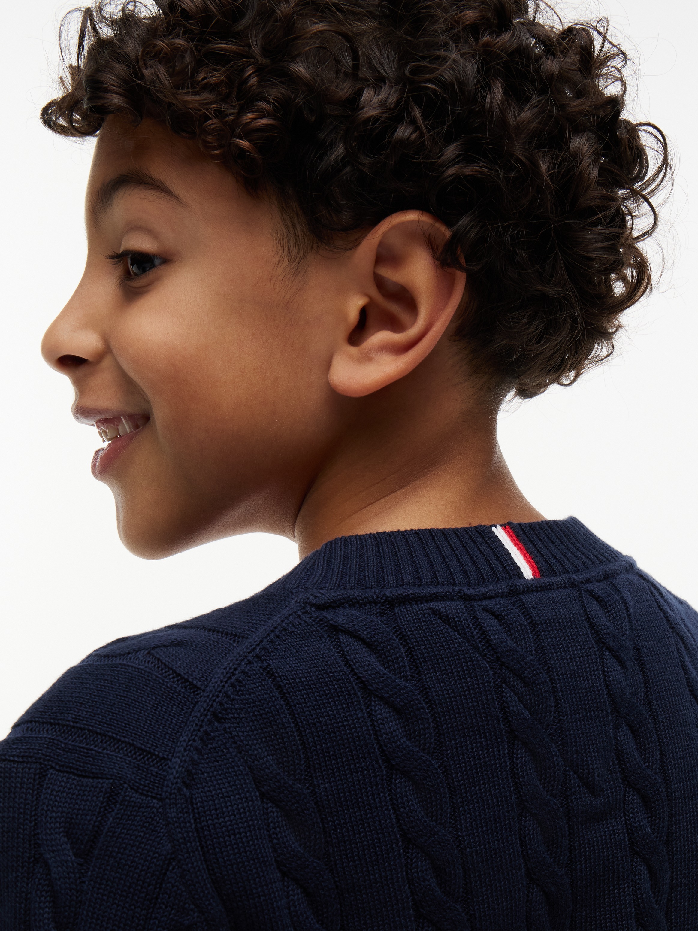 Tommy Hilfiger Strickpullover Regular fit, für Kinder bis 16 Jahre