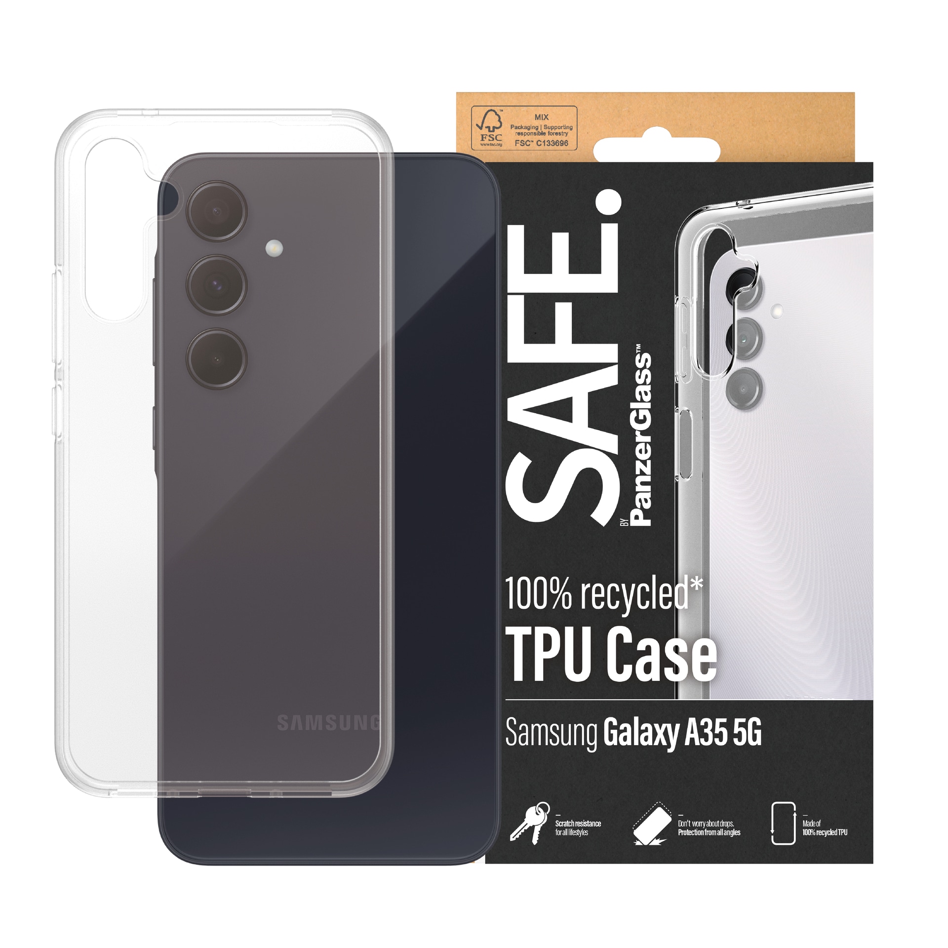 Handyhülle »Case für Samsung Galaxy A35 5G«, Handycover Backcover Schutzhülle...