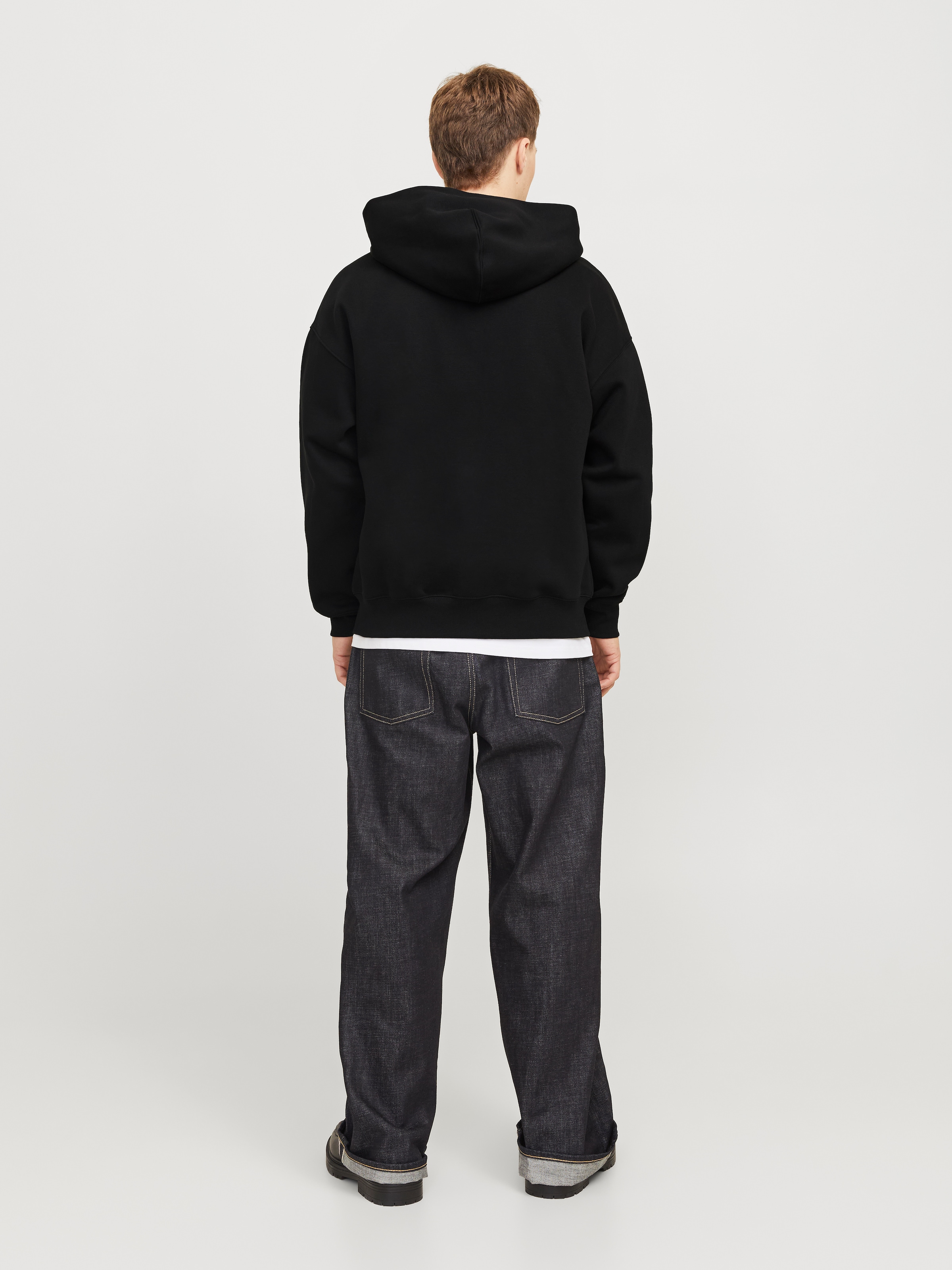 Jack & Jones Kapuzensweatjacke »JJEURBAN EDGE SWEAT ZIP HOOD NOOS«, mit Rippbündchen