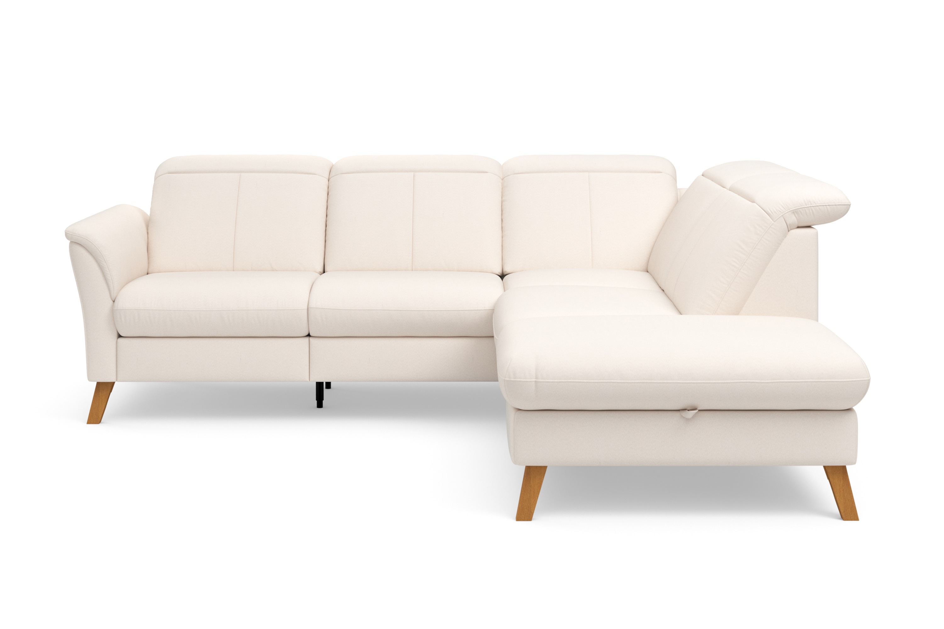 sit&more Ecksofa "Romero L-Form" wahlweise mit oder ohne TV-Funktion, Schlaffunktion, Bettkasten
