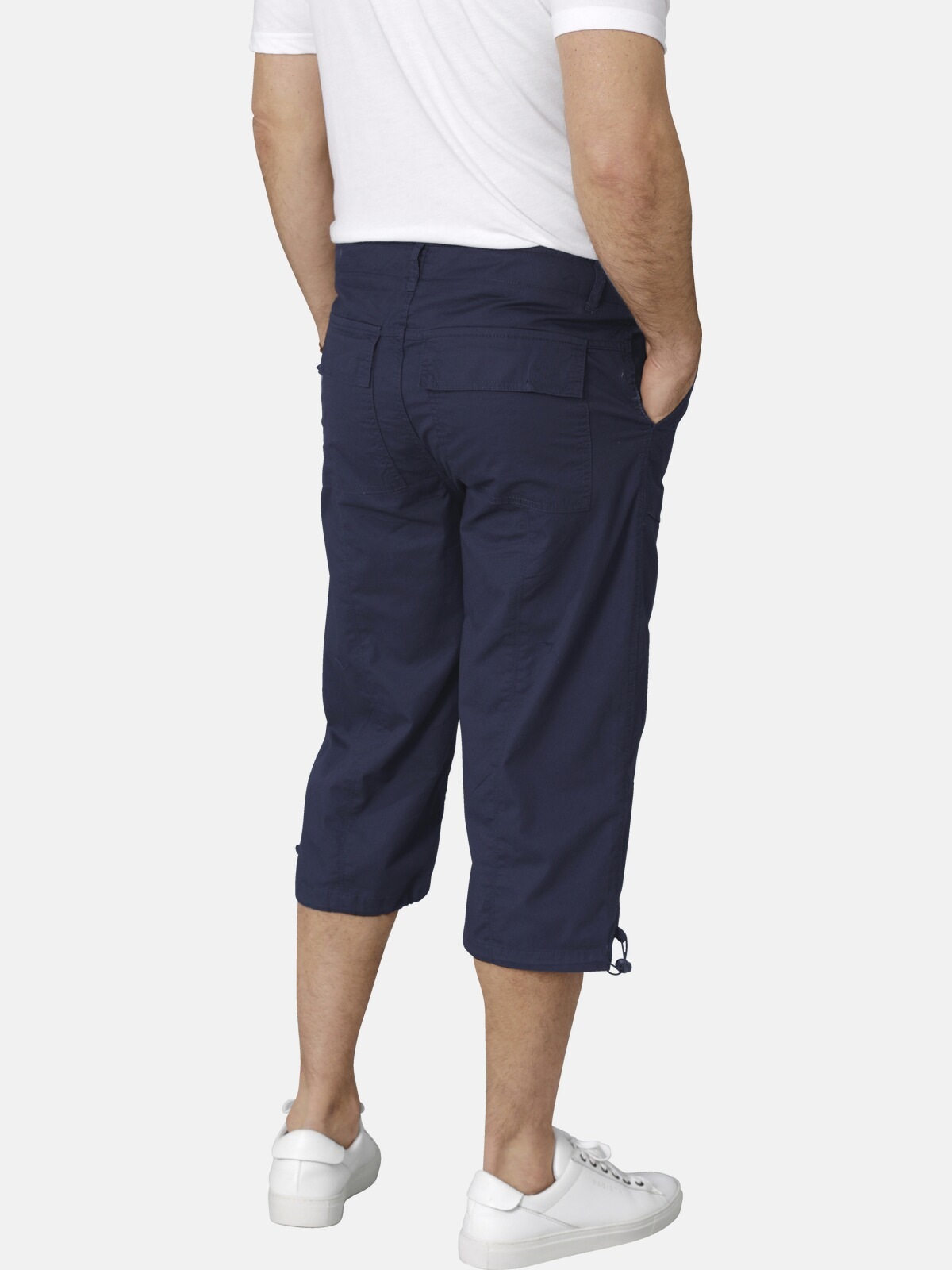 Bermudas BABISTA "Bermuda FIOREZELLO", Herren, Gr. 58, N-Gr, blau (dunkelblau), Obermaterial: 100% Baumwolle CO., regular fit, Hosen Bermudas 2