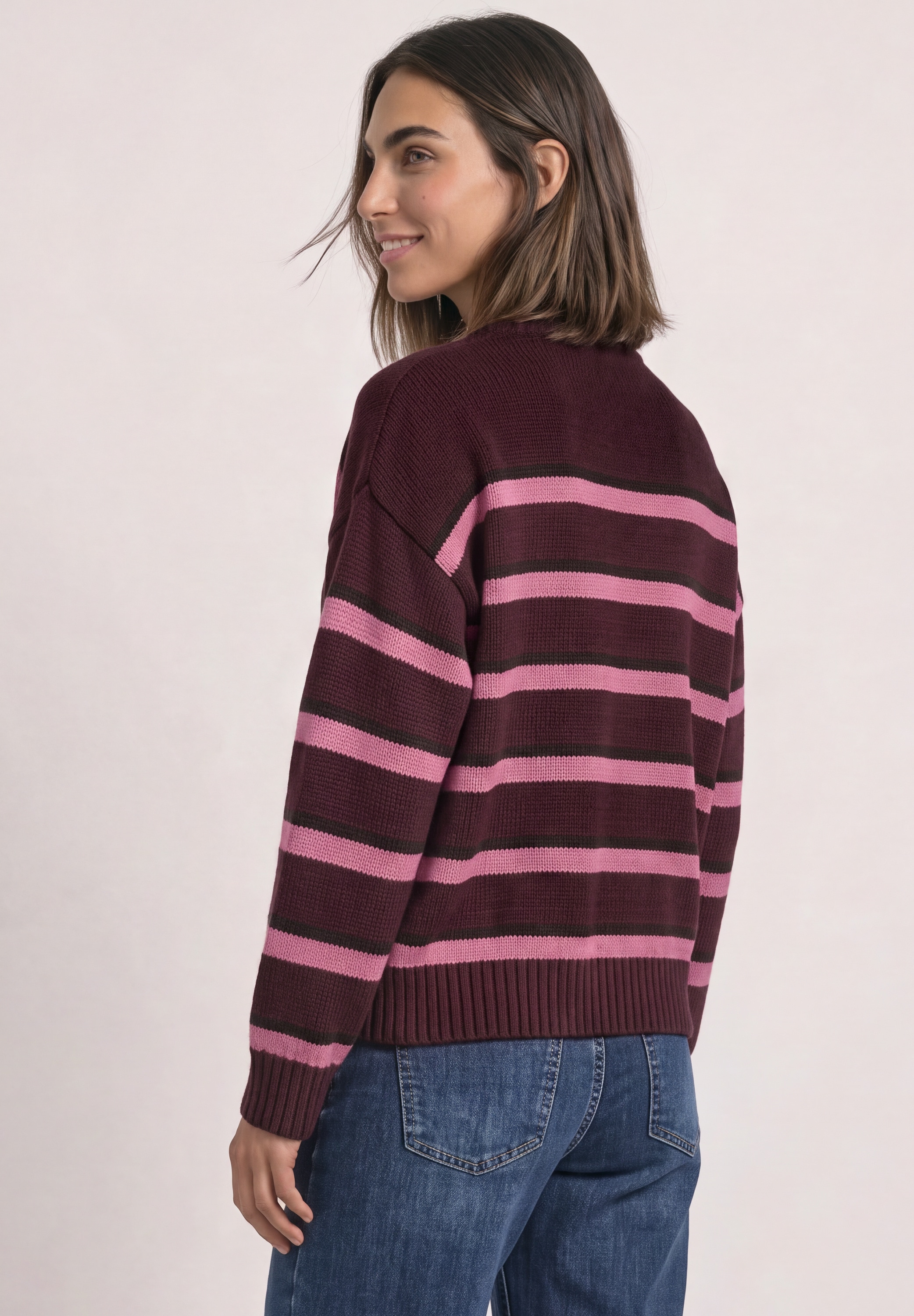 STREET ONE Strickpullover mit Brusttasche