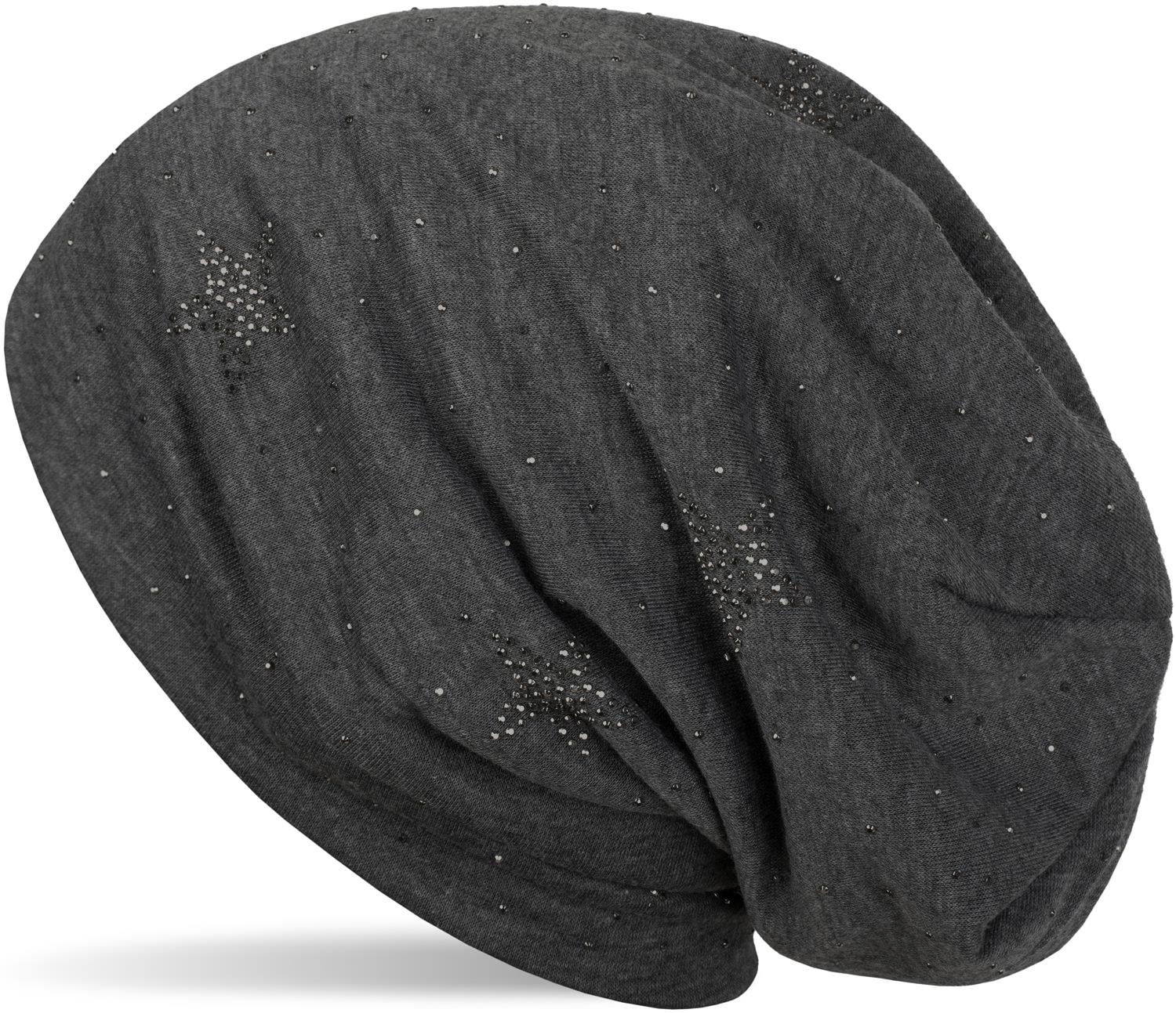 styleBREAKER Beanie "Beanie mit Strass Sterne" 1 Stk.