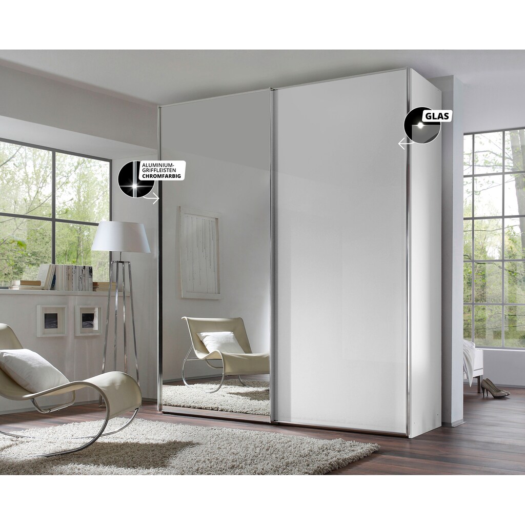 Wohnen Kleiderschränke STAUD Schwebetürenschrank »Sinfonie Plus«, Mit Spiegeltüre und in vier verschiedenen Ausstattungsvariante Wohnen Kleiderschränke STAUD Schwebetürenschrank »Sinfonie Plus«, Mit Spiegeltüre und in vier verschiedenen Ausstattungsvariante