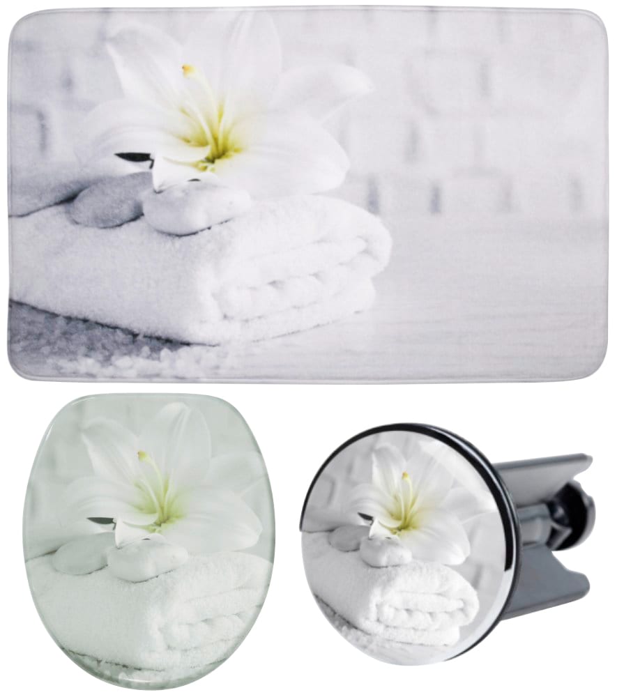 Sanilo Badaccessoire-Set "Good Feeling" bestehend aus WC-Sitz, Badteppich u günstig online kaufen