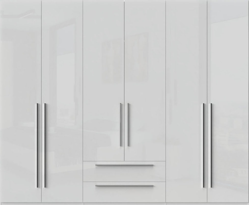 Places of Style Kleiderschrank "Piano, UV lackiert, hochglänzend in beige o günstig online kaufen
