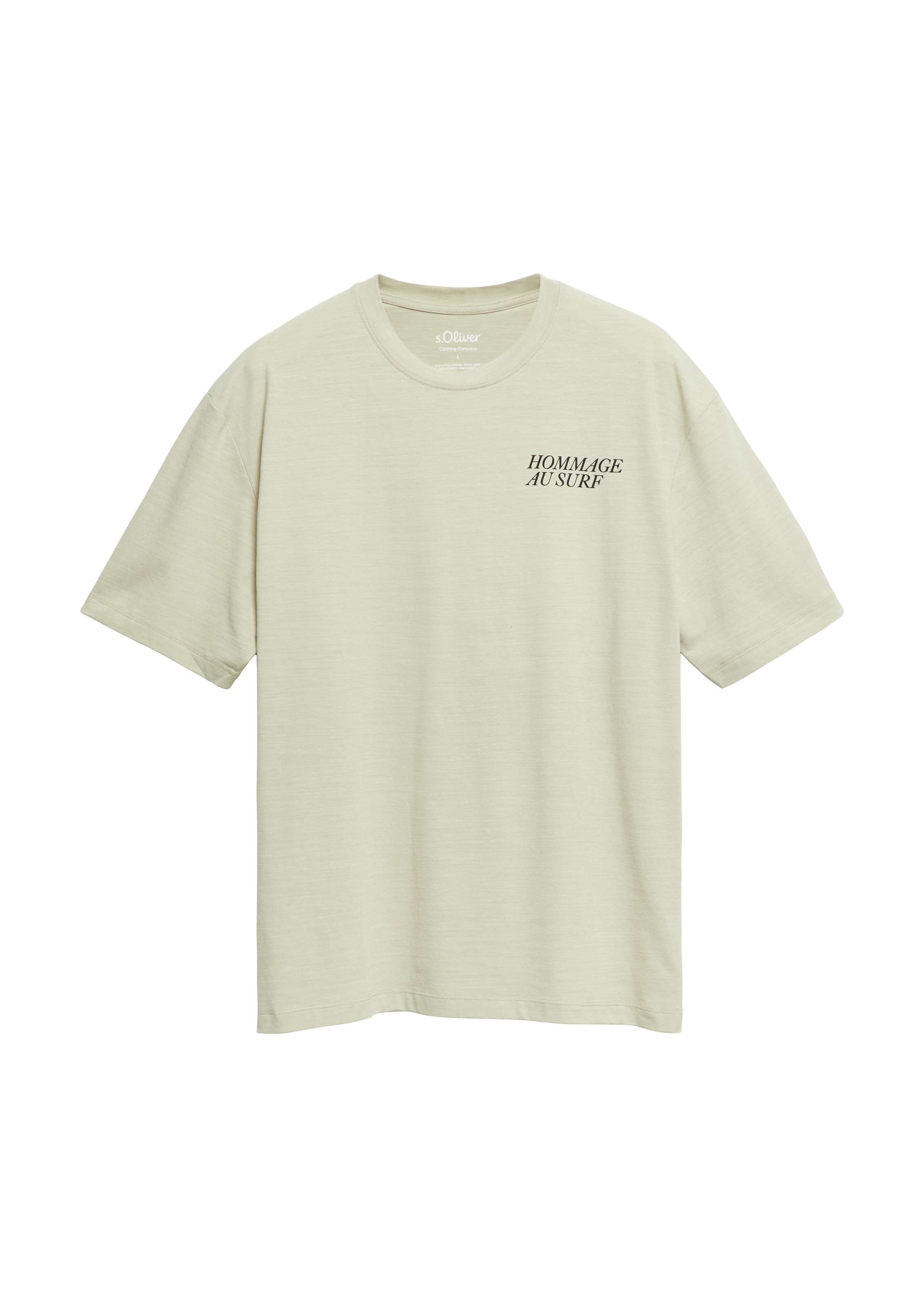 s.Oliver Kurzarmshirt Sommershirt mit kleinem Print