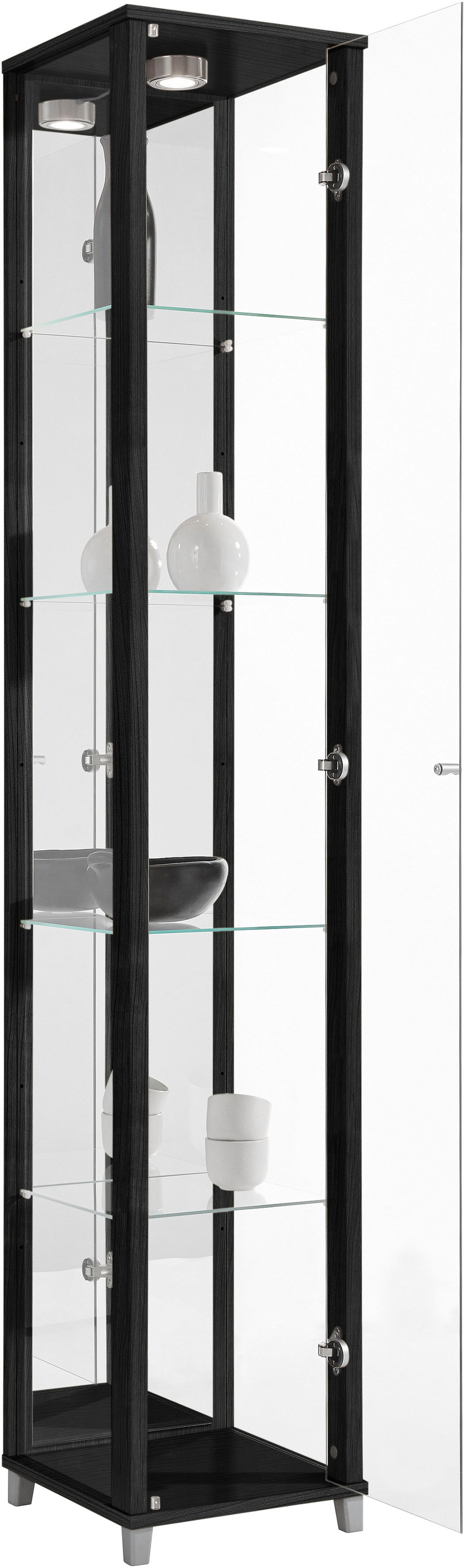 fif möbel Vitrine »OPTIMA«, Standvitrine/Glasvitrine 1x Glastür,perfekt für Sammler,Sammlervitrine