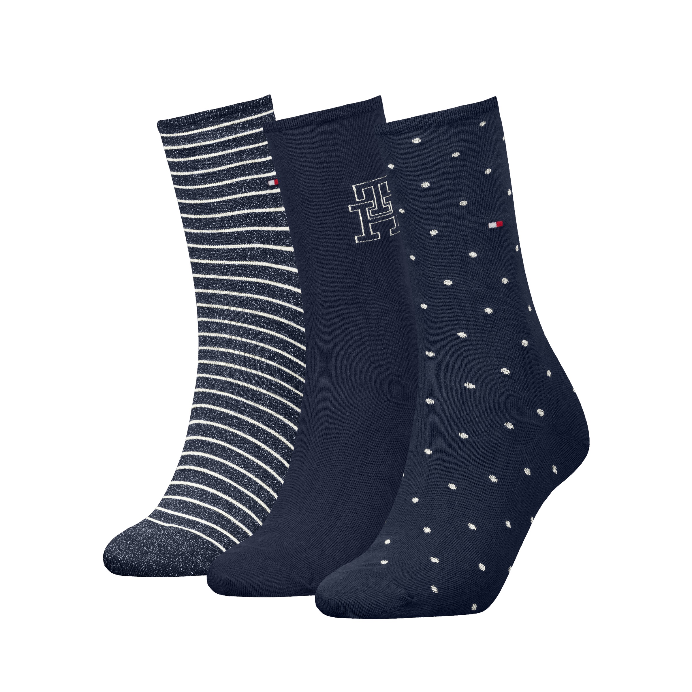 Tommy Hilfiger Socken "TH WOMEN SOCK 3P GIFTBOX", (3er Pack) günstig online kaufen