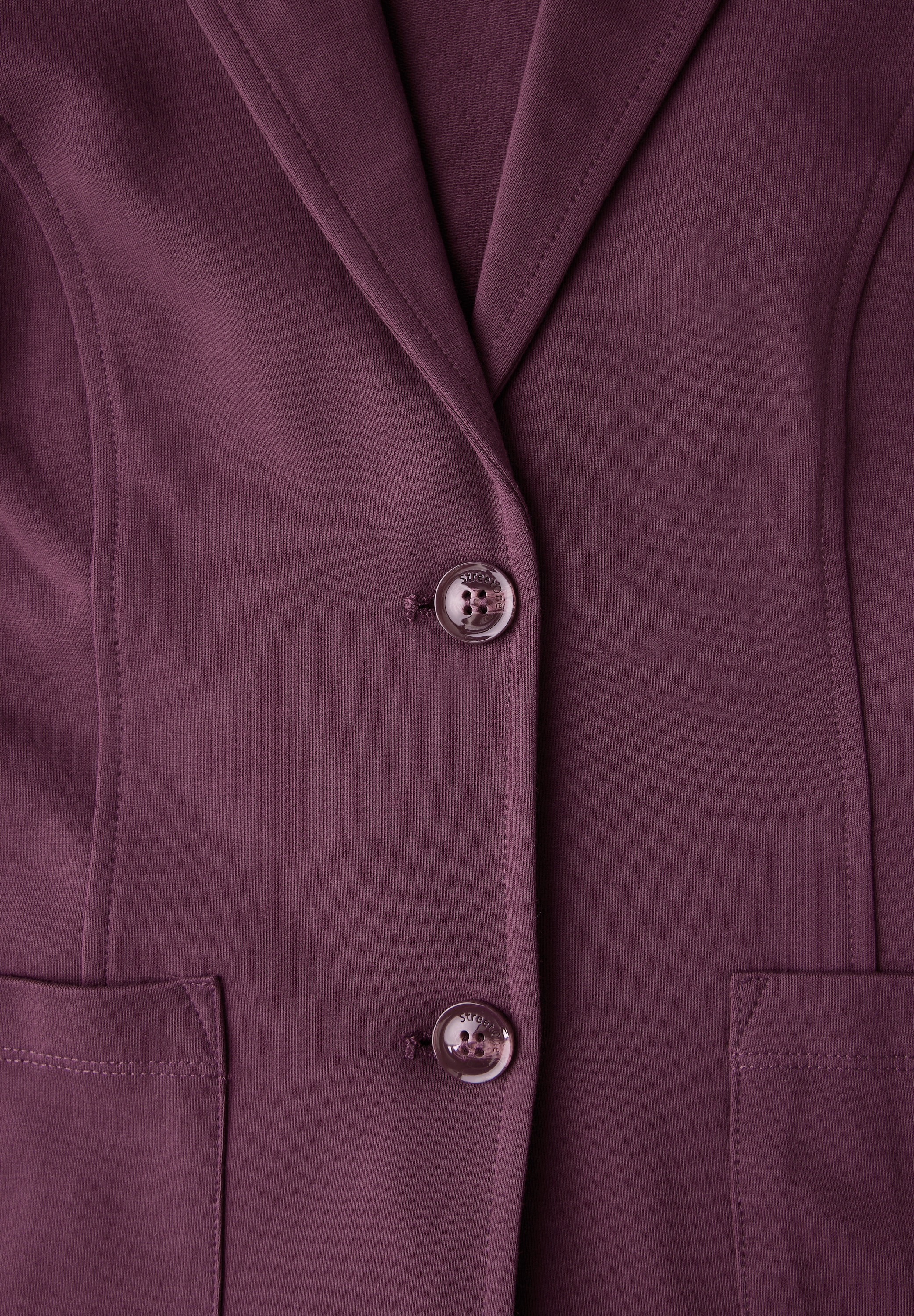 STREET ONE Sweatblazer, mit aufgenähten Taschen