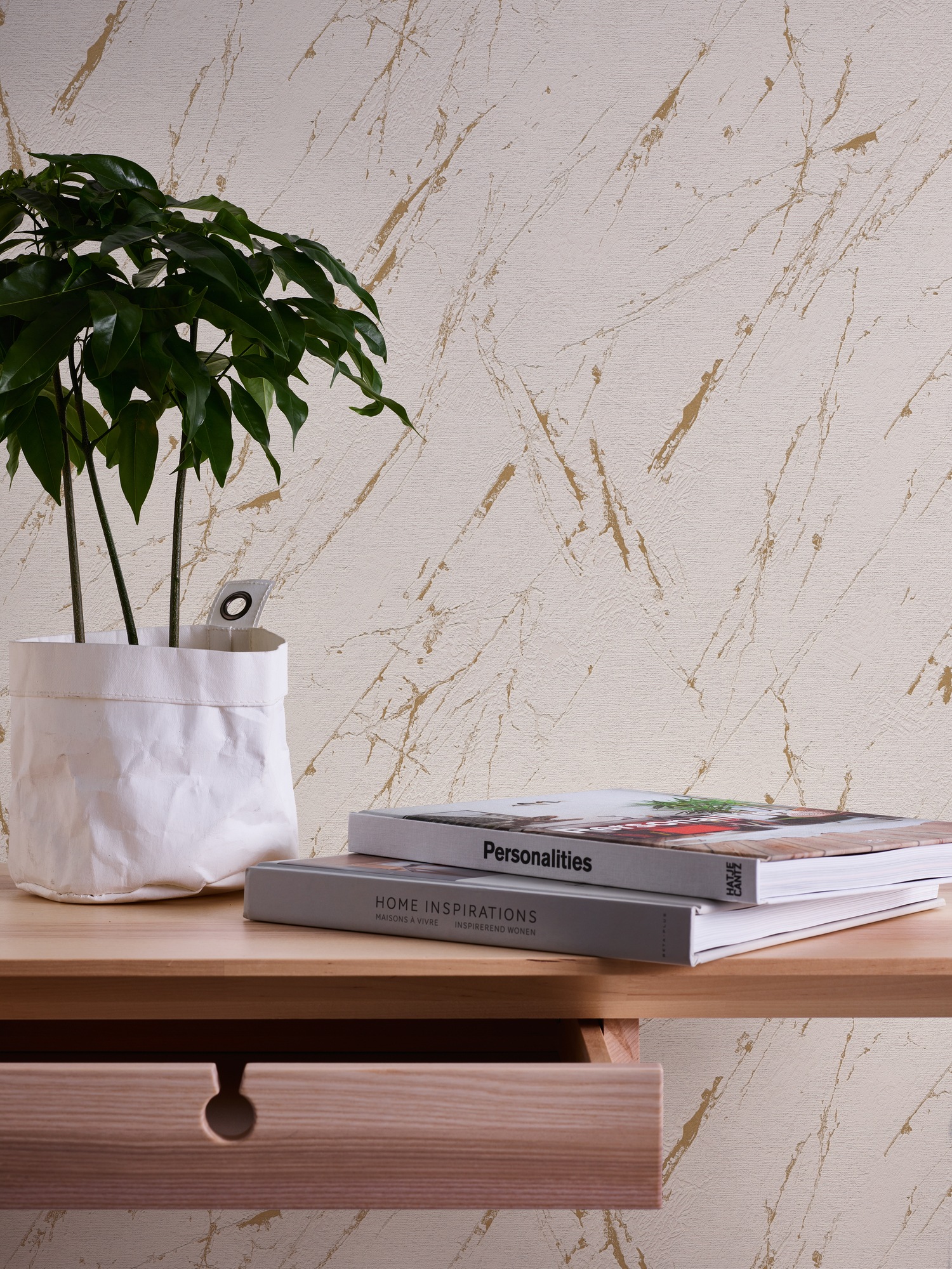 A.S. Création Vliestapete »Casual Living Marmor-Tapete Mustertapete Stein-Optik Steinoptik«, leicht glänzend, Vliestapete Marmor für Schlafzimmer Küche Wohnzimmer Marmoroptik Flur