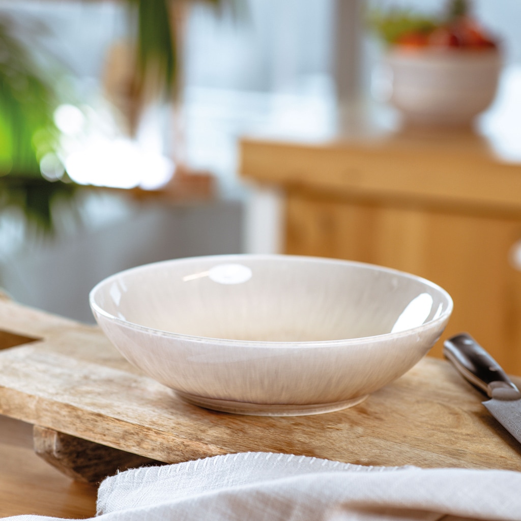 like. by Villeroy & Boch Schale »Präsentationsschale Perlemor Sand ø 26,1 cm beige« 1 tlg.