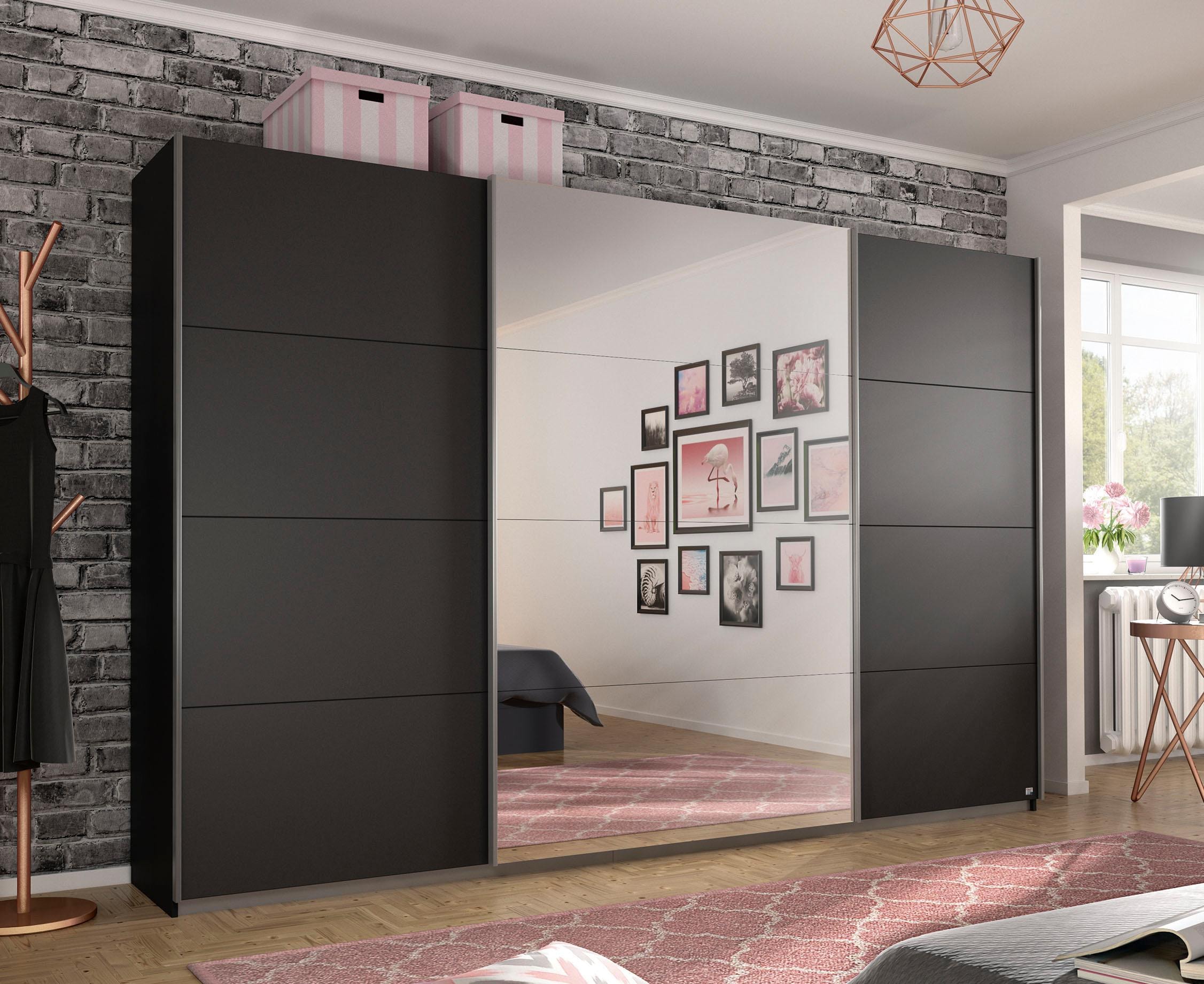 rauch Schwebetürenschrank »Kleiderschrank Schrank Garderobe CORTONA inkl. Inneneinteilung,«, 2 Stoffboxen und zusätzlichen Einlegeböden MADE IN GERMANY