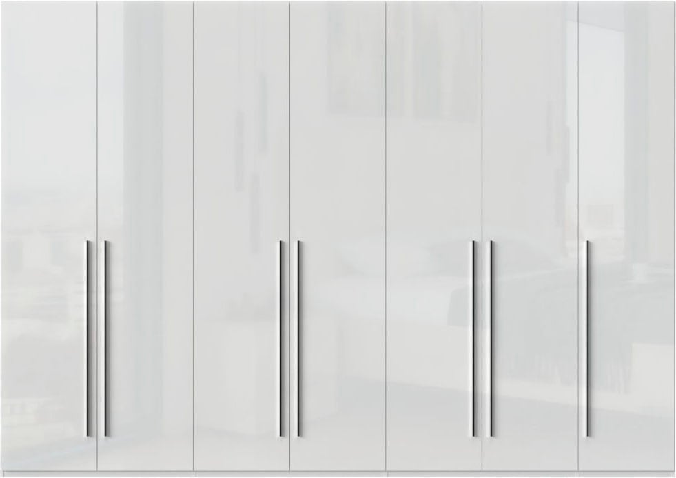 Places of Style Kleiderschrank »Piano«, weiß, UV lackiert, hochglänzend, Soft-Close Funktion
