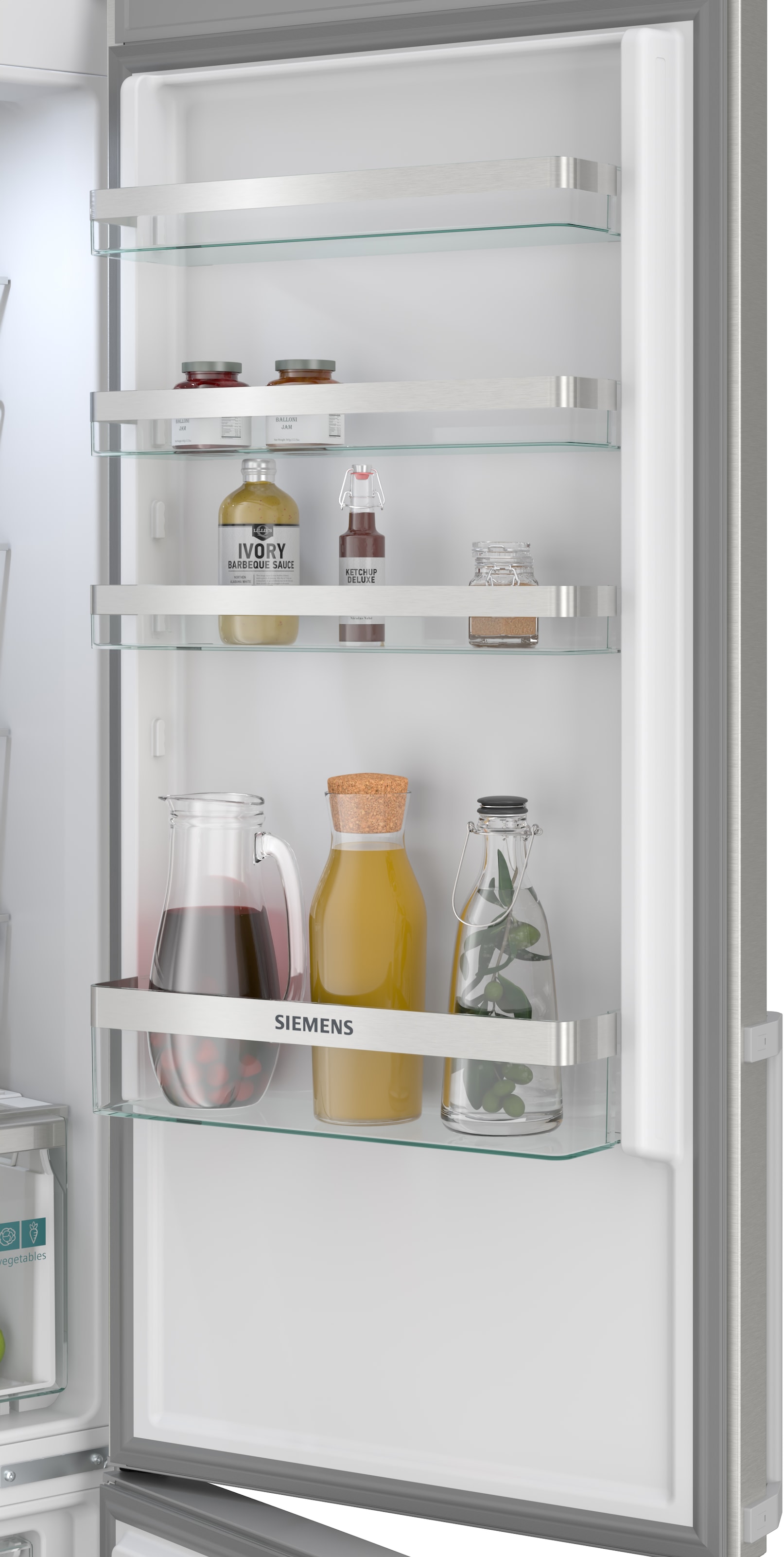 SIEMENS Kühl-/Gefrierkombination iQ300 »KG39NVICV« 203 cm hoch 60 cm breit