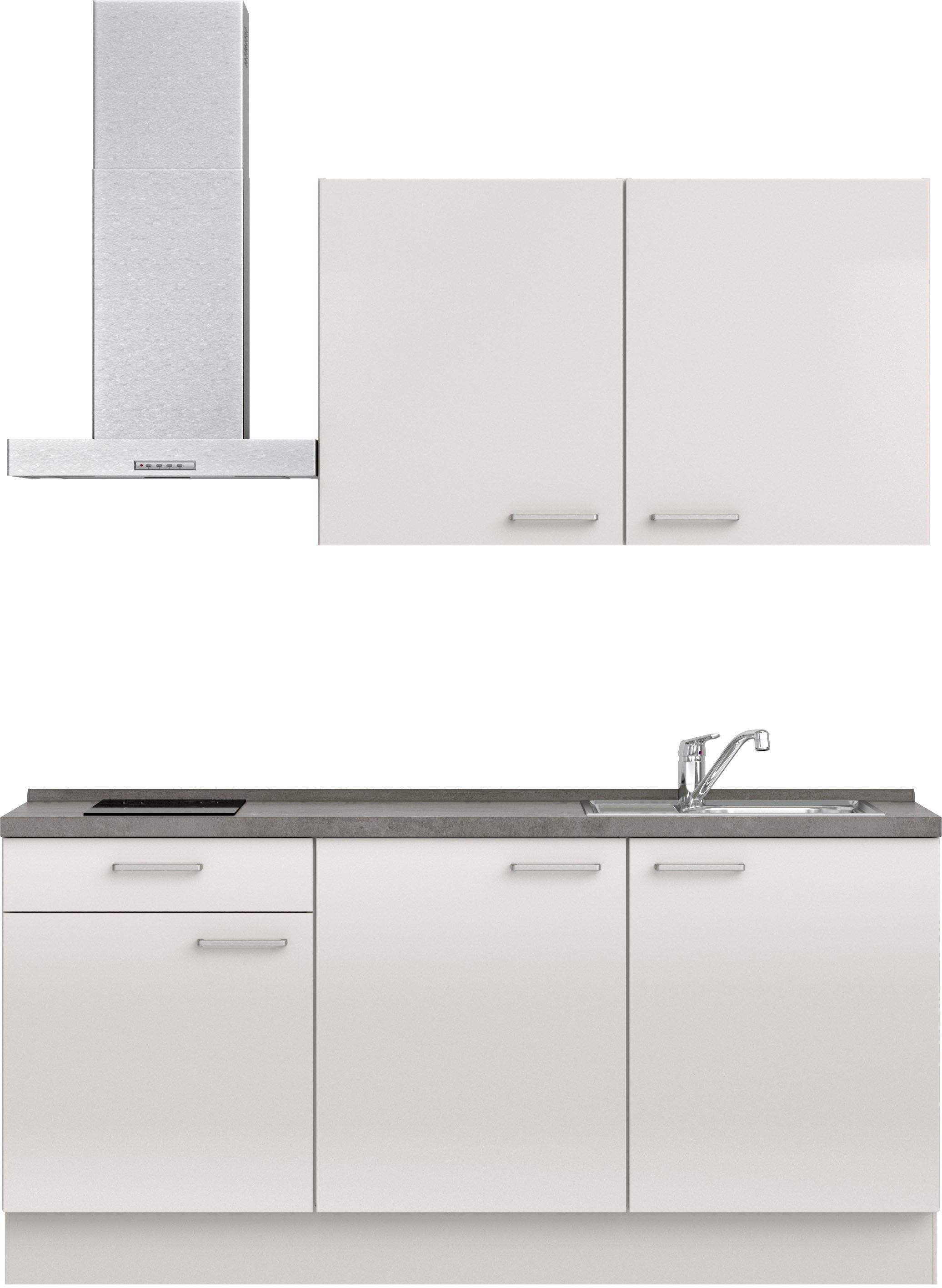 nobilia® Küchenzeile »"Flash I"«, vormontiert, Ausrichtung wählbar, Breite 180 cm, wahlw. mit E-Geräten