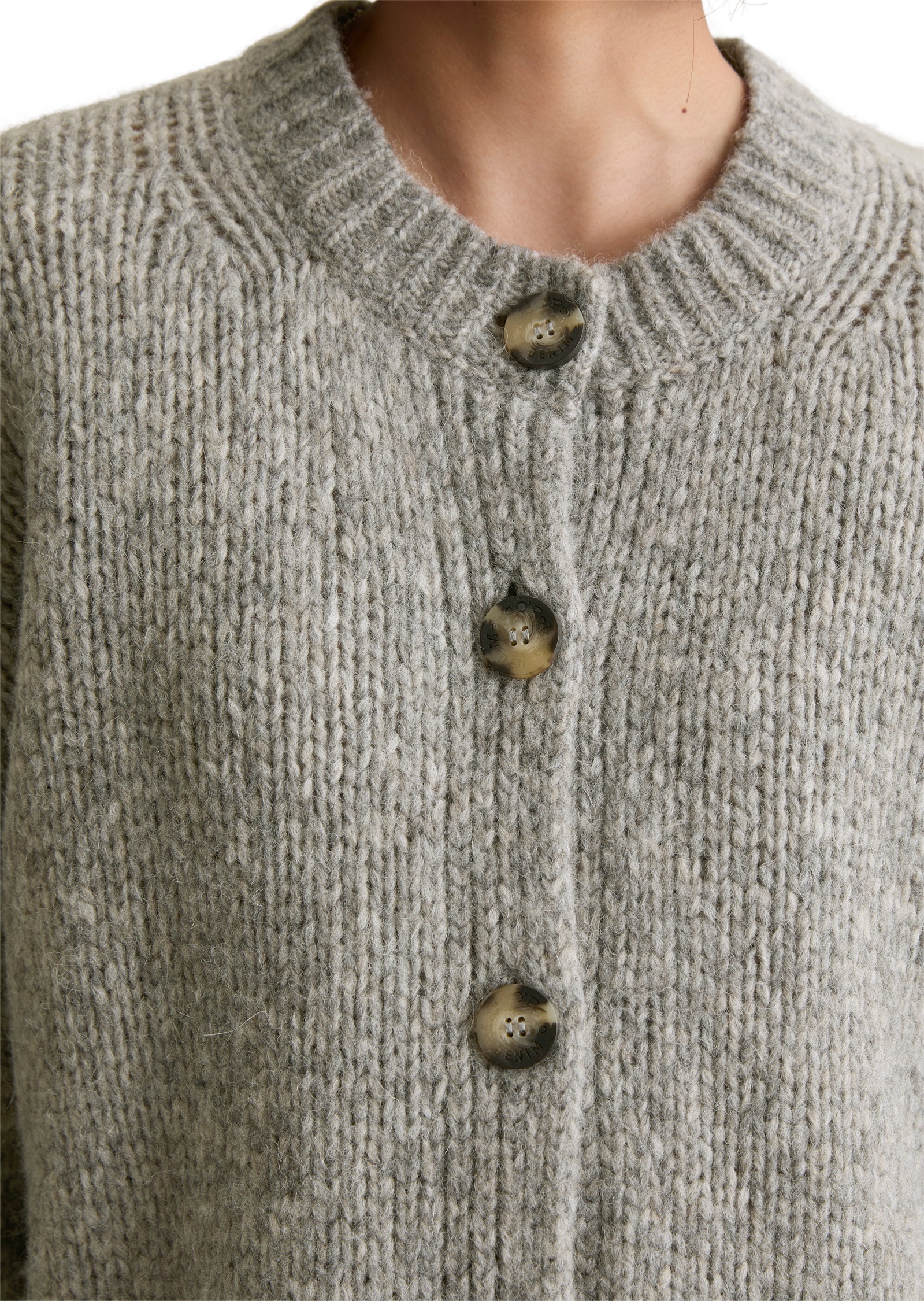 Marc O'Polo DENIM Cardigan »aus kuscheligem Schurwolle-Alpaka-Mix«