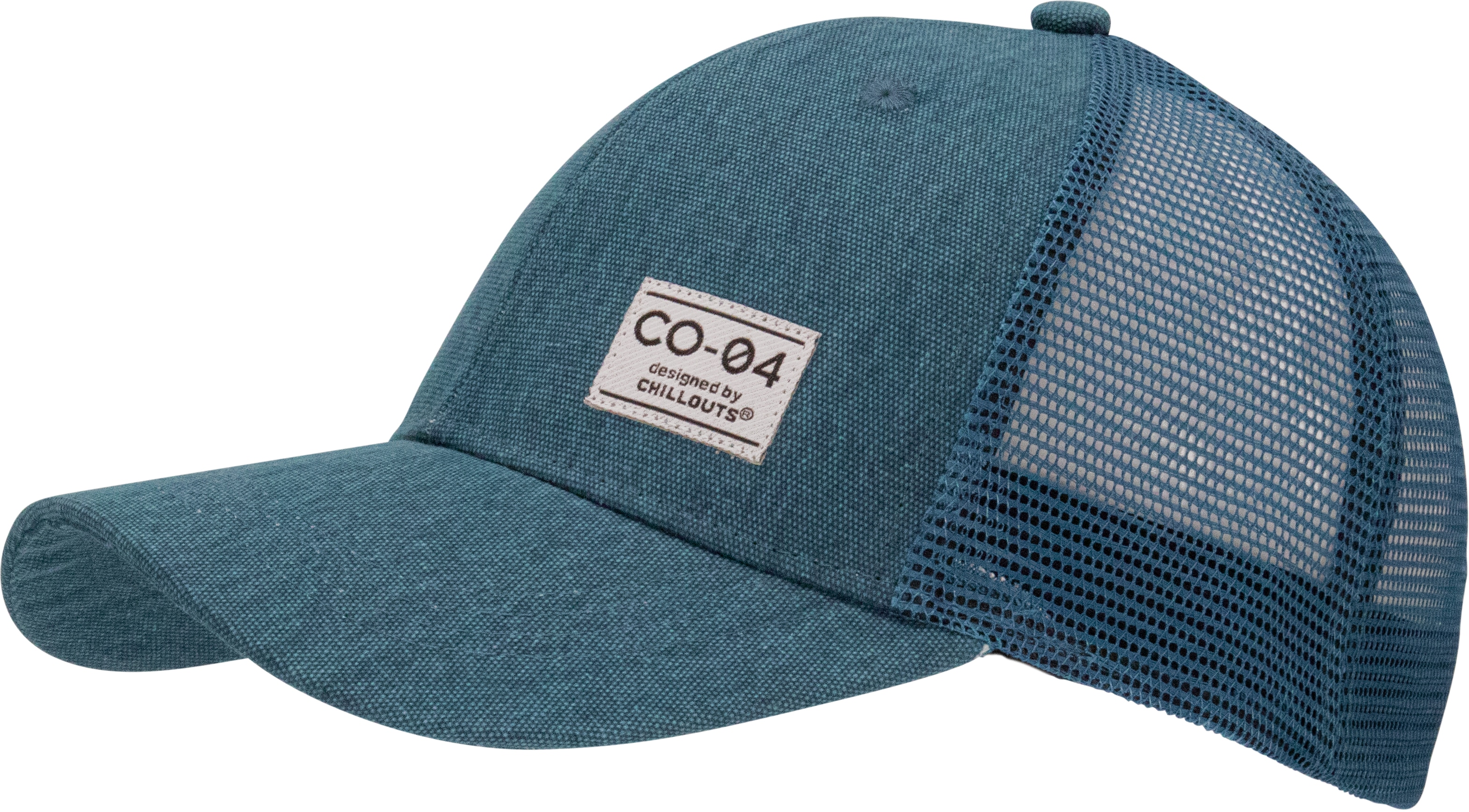 chillouts Baseball Cap "Denver Hat" mit luftdurchlässigem Netzrücken & stylischem Logo-Patch