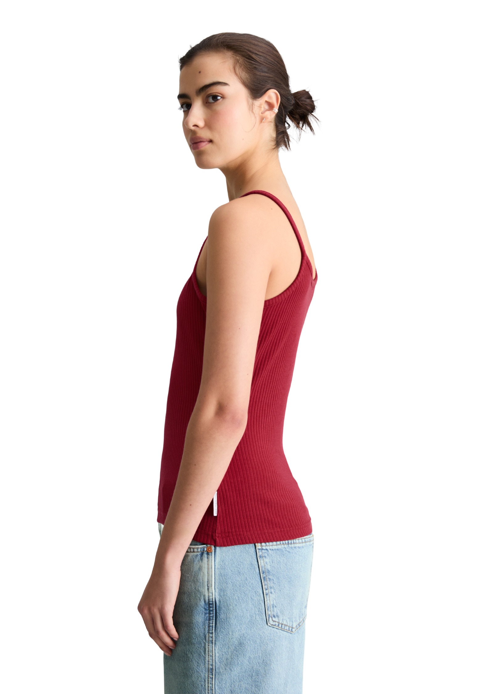 Marc O'Polo DENIM T-Shirt »aus Rippjersey«
