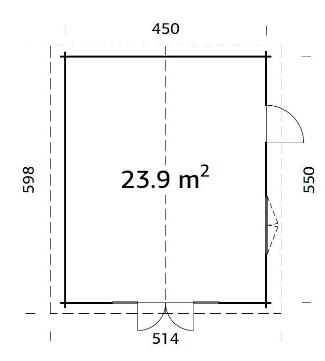 Palmako Gartenhaus »Irene«, 23,9 qm