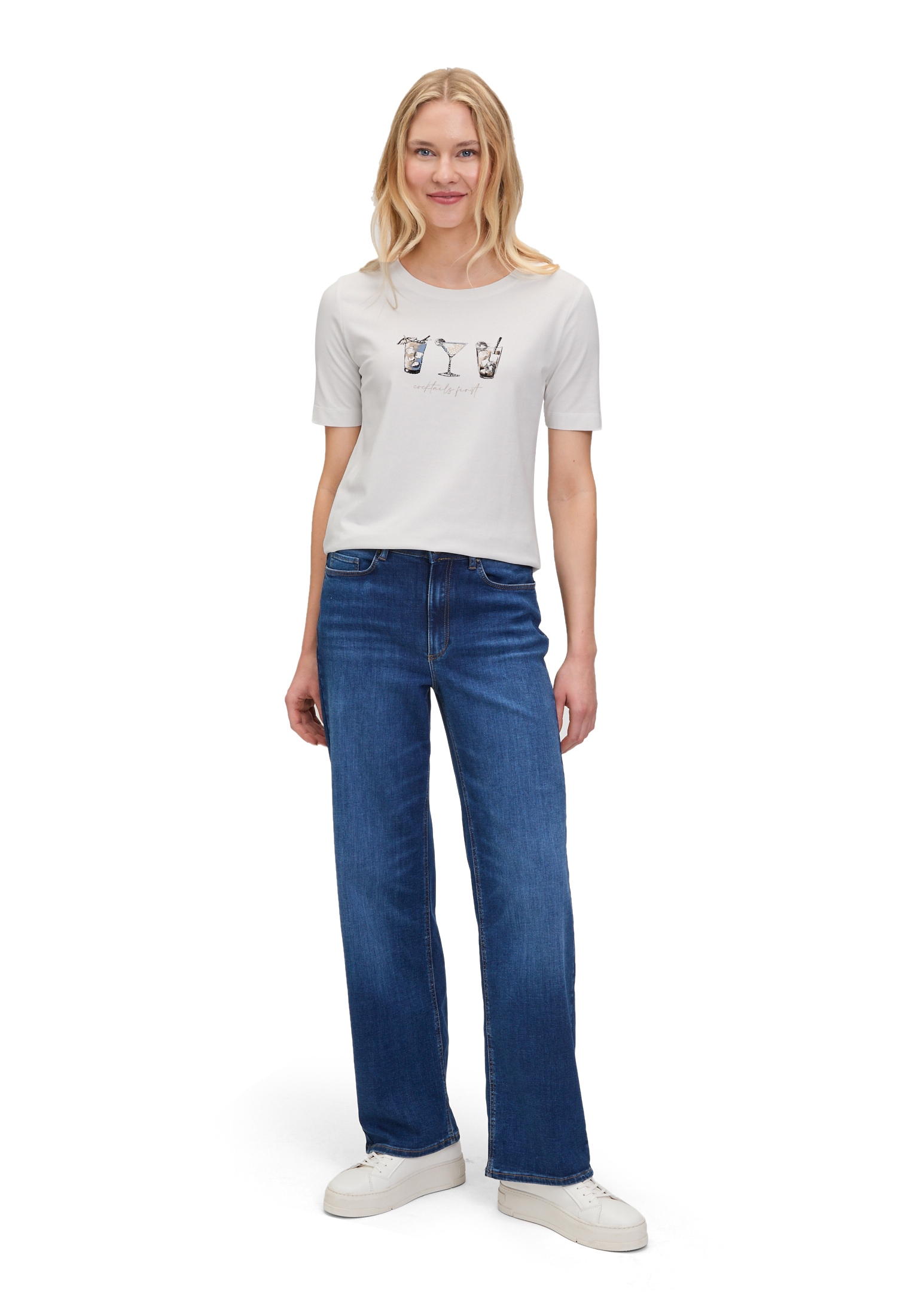 Betty&Co Kurzarmshirt »Betty & Co Casual-Shirt mit Print«, (1 tlg.)