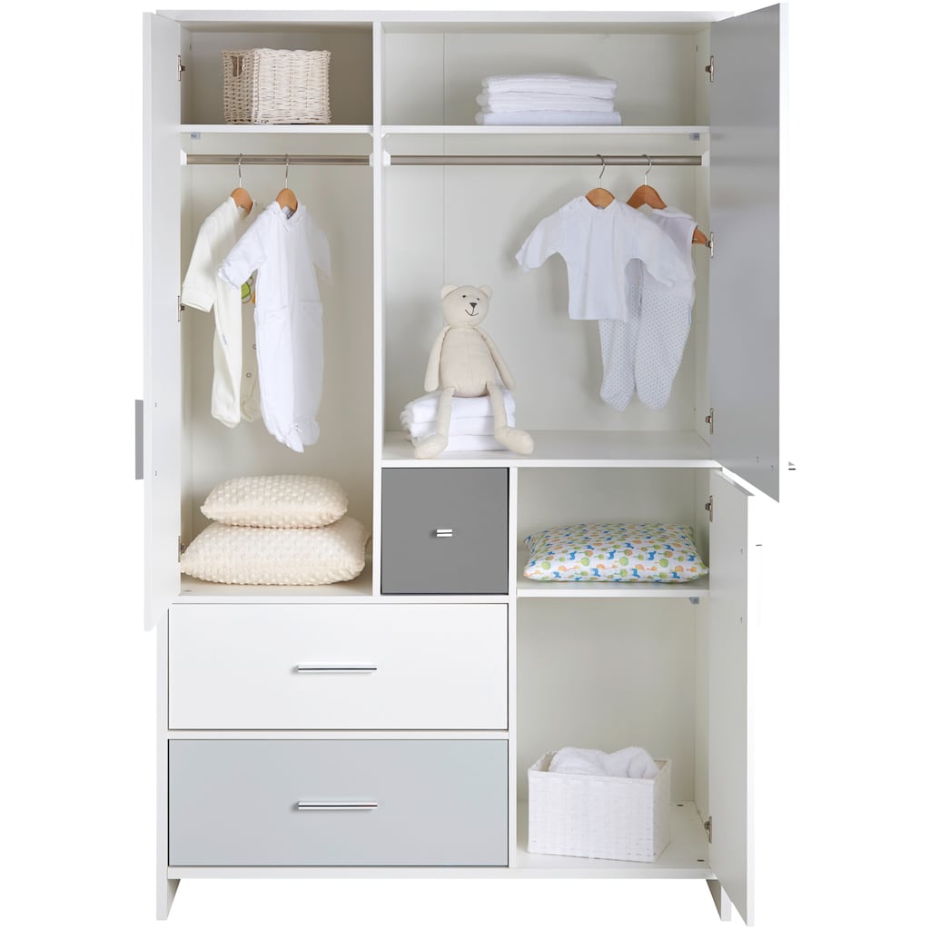 Schardt Kinderkleiderschrank »Candy Grey«, Made in Germany