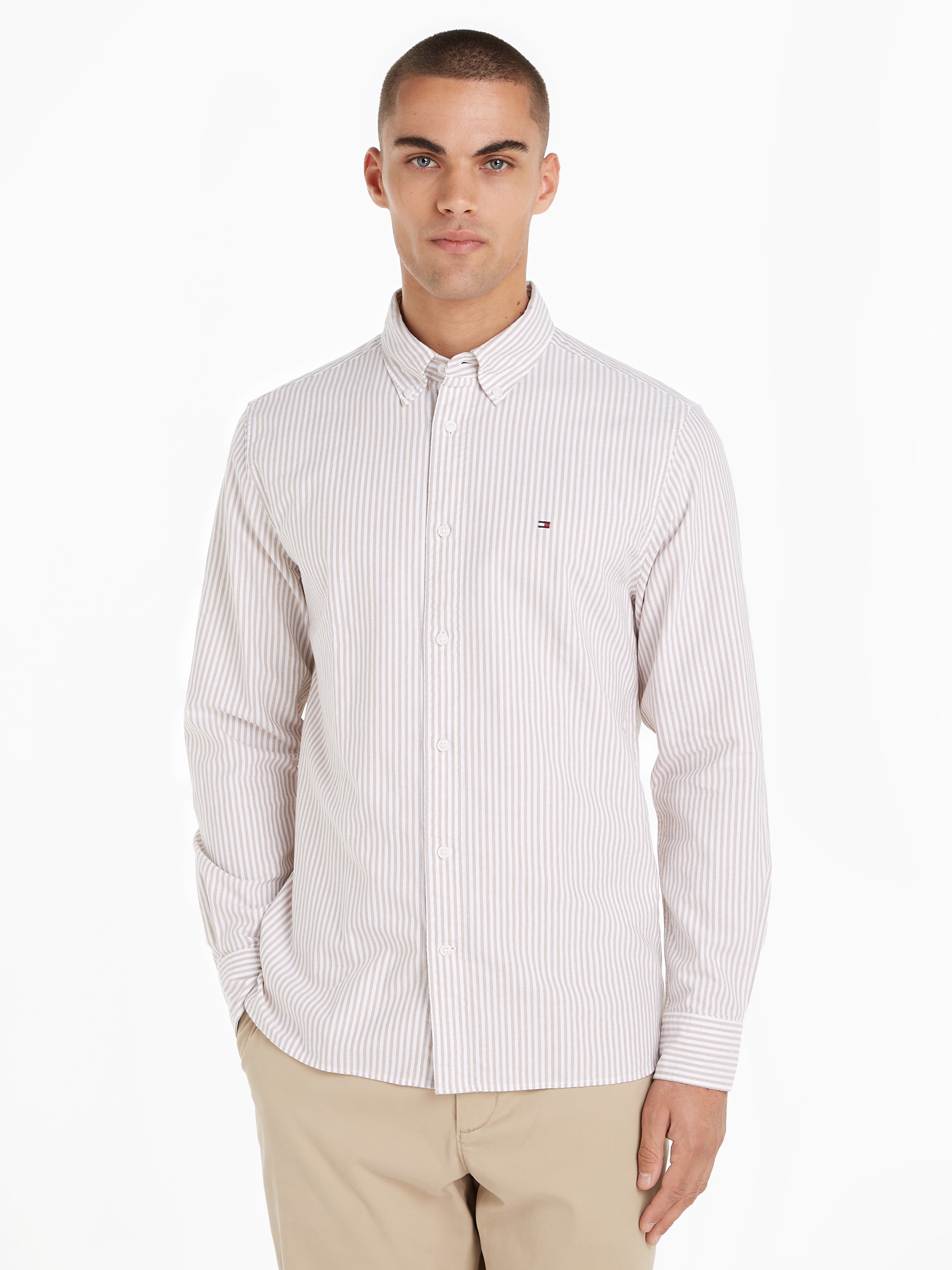 Thumbnail - Tommy Hilfiger Langarmhemd "HERITAGE OXFORD STRIPE Regular Fit SHIRT"