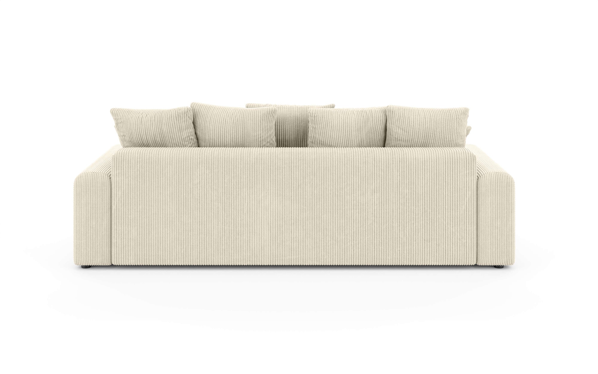 Home affaire Big-Sofa »LAKESIDE klein 3-Sitzer Schlafsofa mit Bettkasten, Breite 238 cm« Liegefläche 149x195 cm, hoher Sitzkomfort, Maße B/T/H: 238/98/85cm