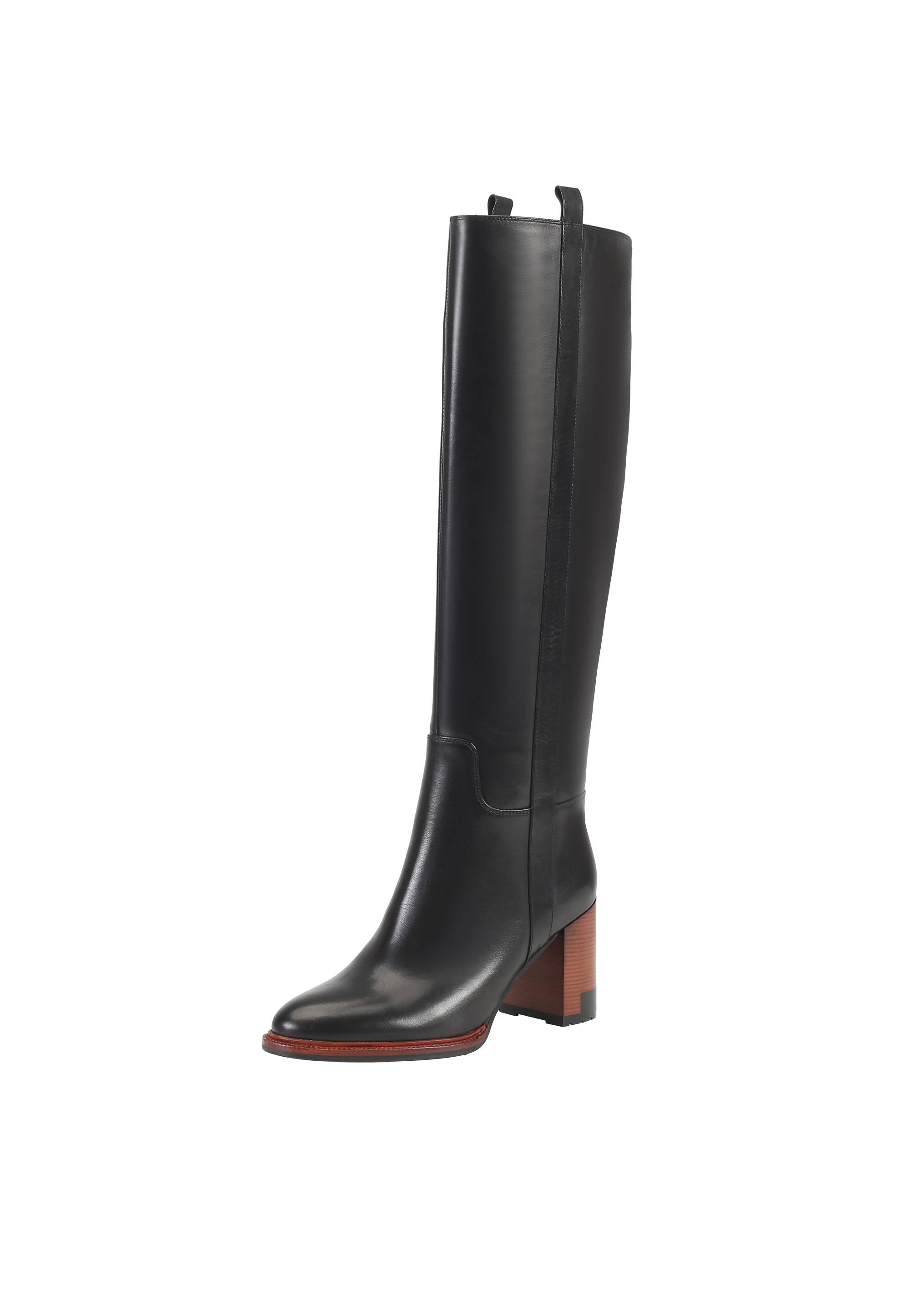 ekonika Stiefel mit kontrastierendem Absatz