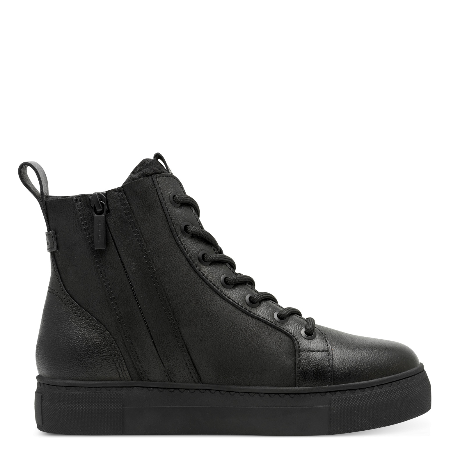 Tamaris Winterboots, Plateau, Schnürboots, Stiefelette, T-Logoaufnäher an der Schuhzunge