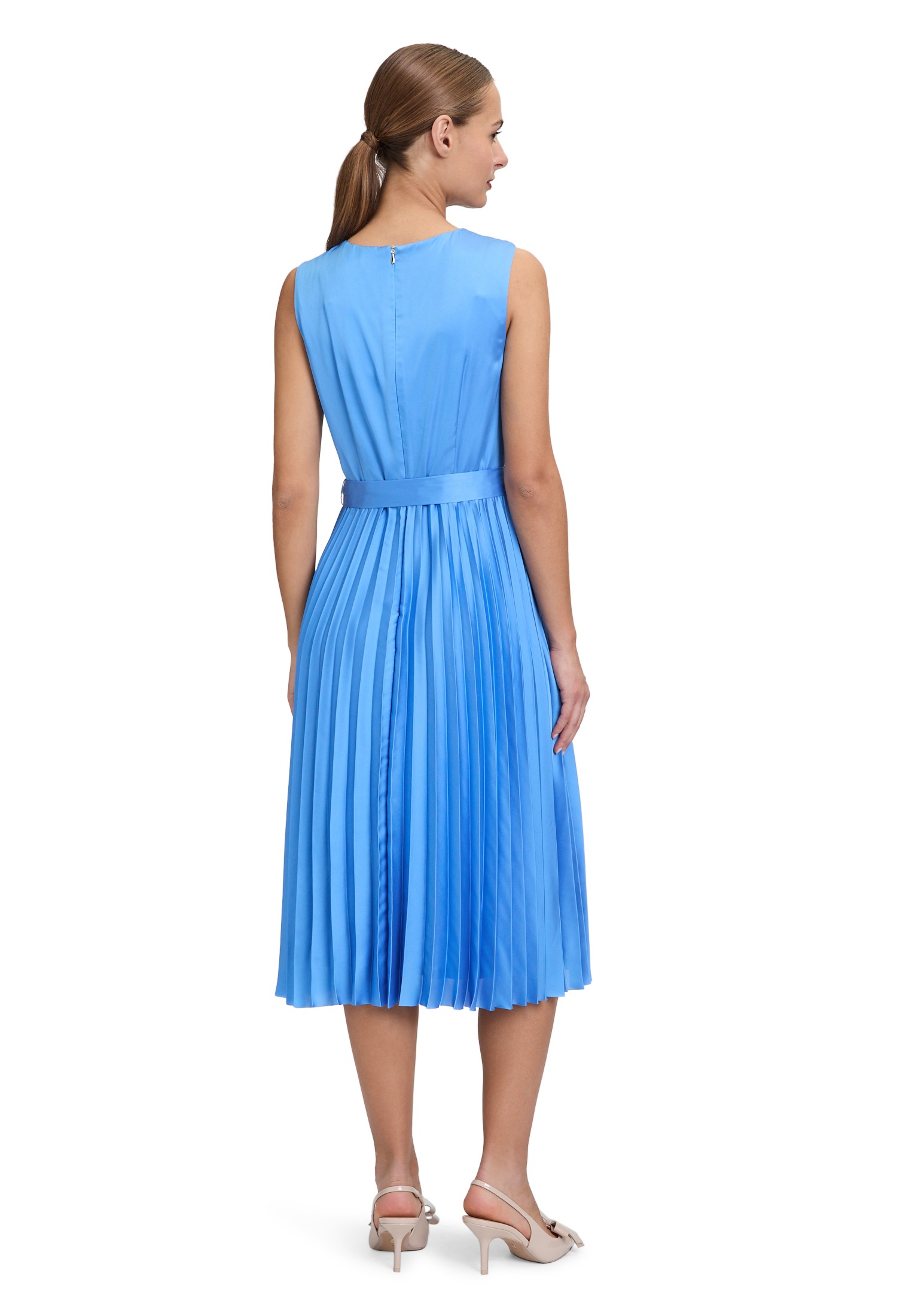 Betty&Co Chiffonkleid »Betty & Co Chiffonkleid mit Plissee«, Plissee