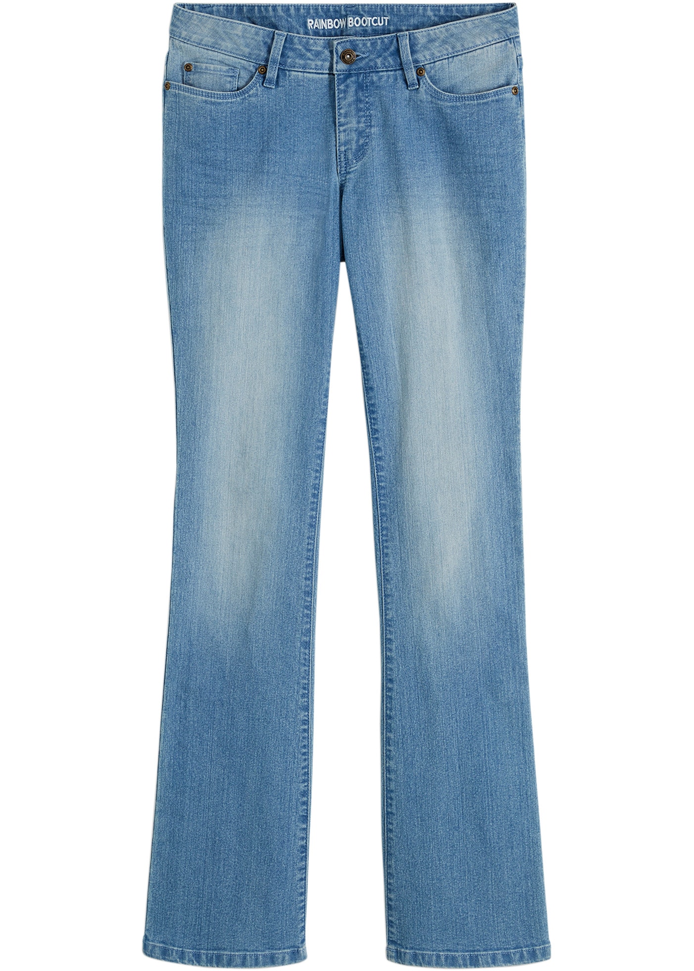 bonprix Bootcut-Jeans »Bootcut-Jeans Mid Waist, Stretch«, Bootcut-Jeans Mid Waist, Stretch
