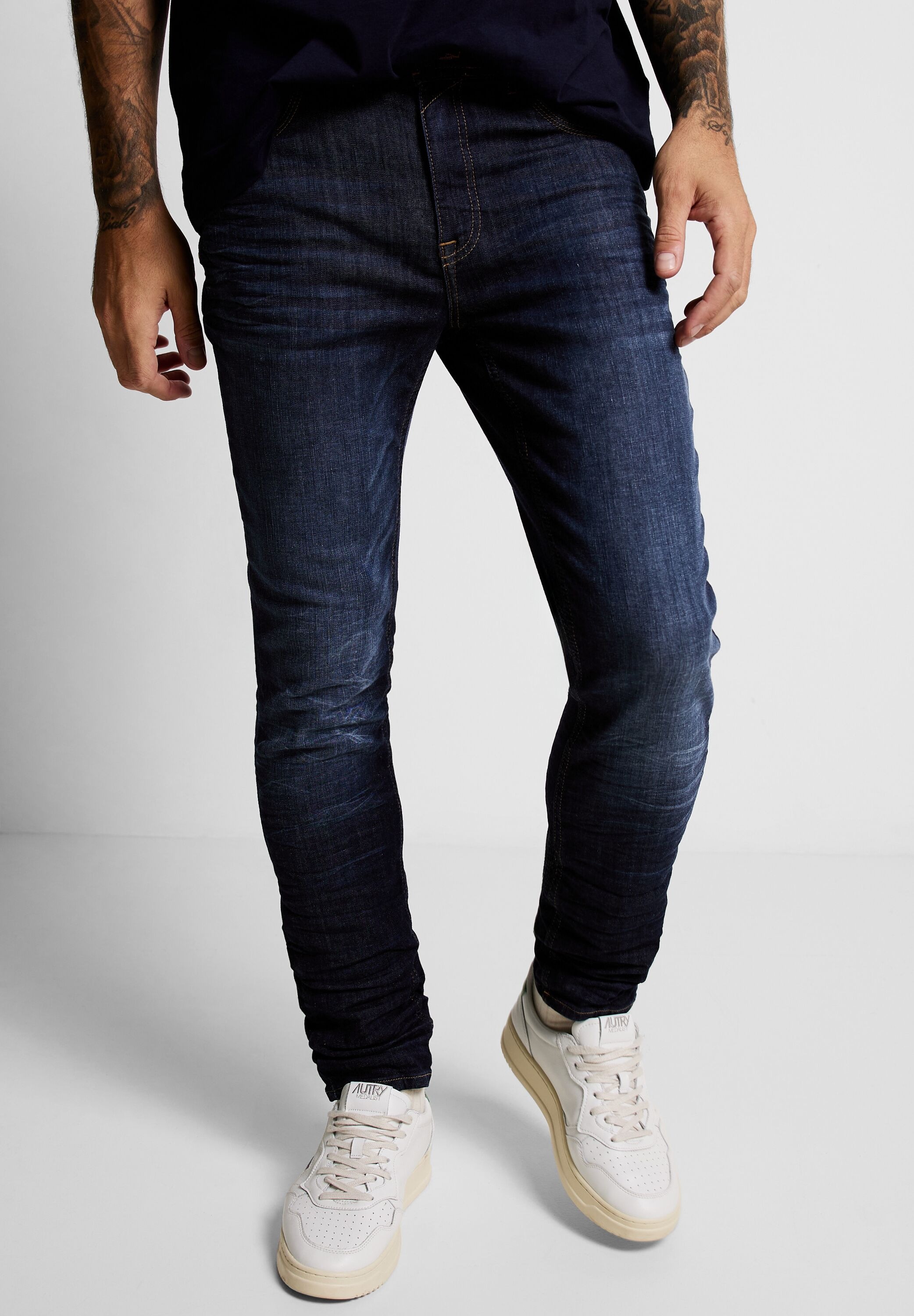 STREET ONE MEN Slim-fit-Jeans, Middle Waist