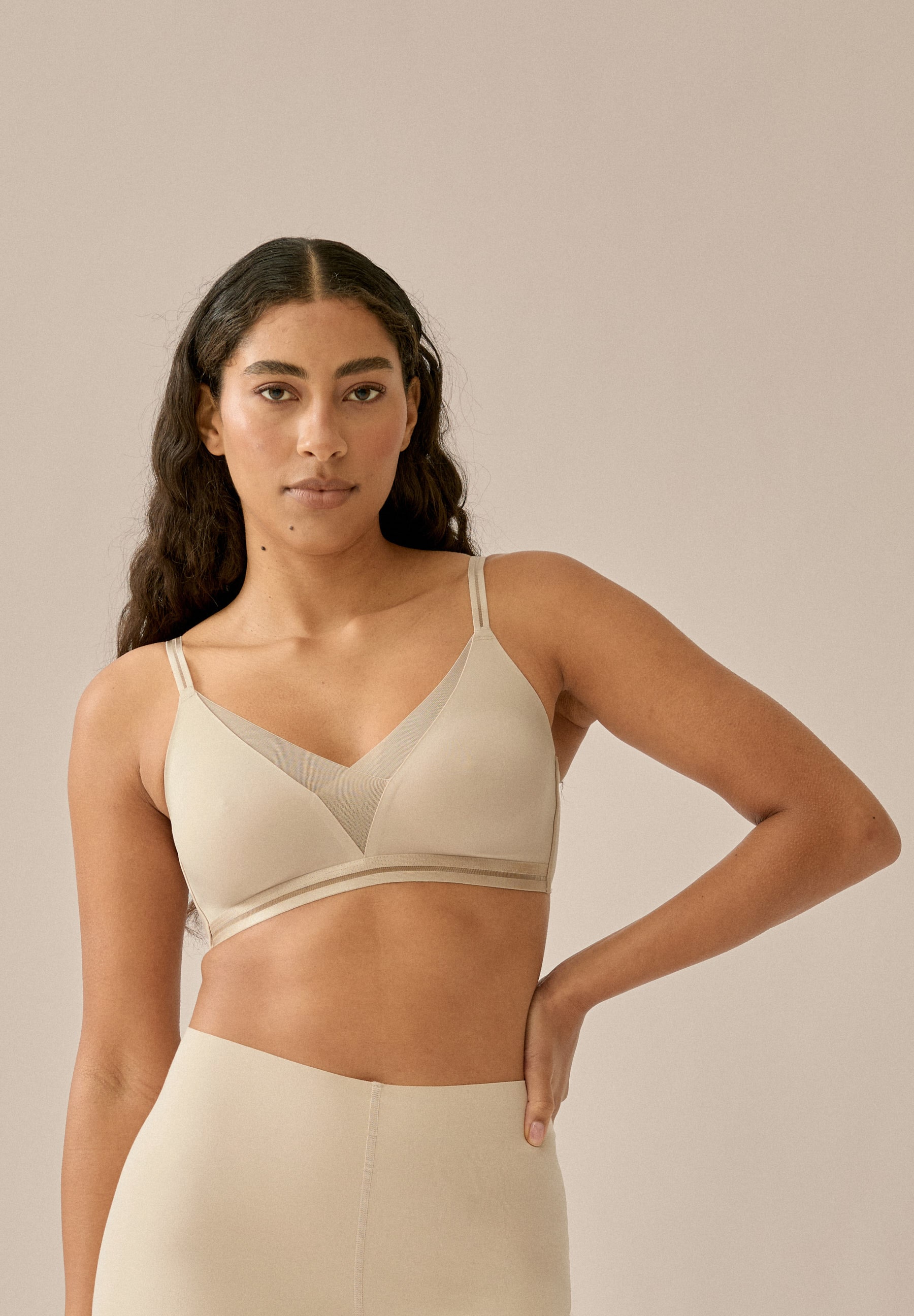 Naturana Bügelloser BH "The Monday" feminin, bequem, ohne Bügel, verstellbare Träger