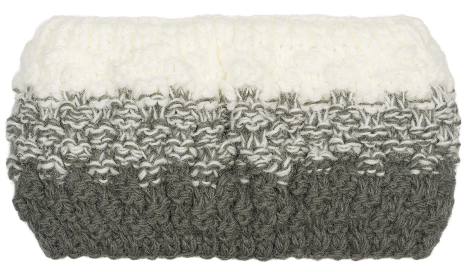styleBREAKER Stirnband "2-Farbiges Ombré Strick Stirnband" 1 Stk.