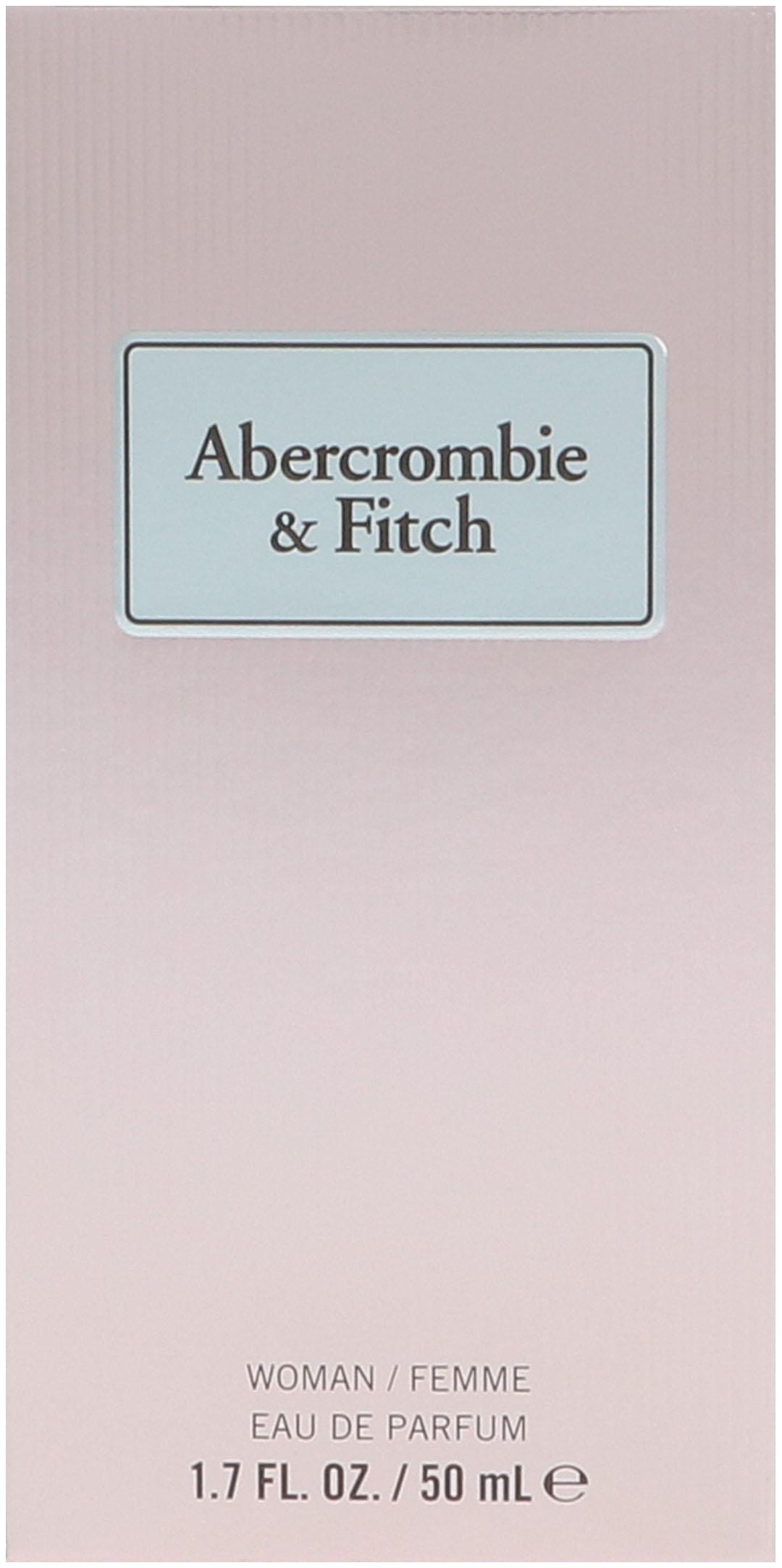 Abercrombie & Fitch Eau de Parfum »First Instinct Women«, Blumig-fruchtiger Duft mit Grapefruitschale, Orchidee und Tonkabohne.