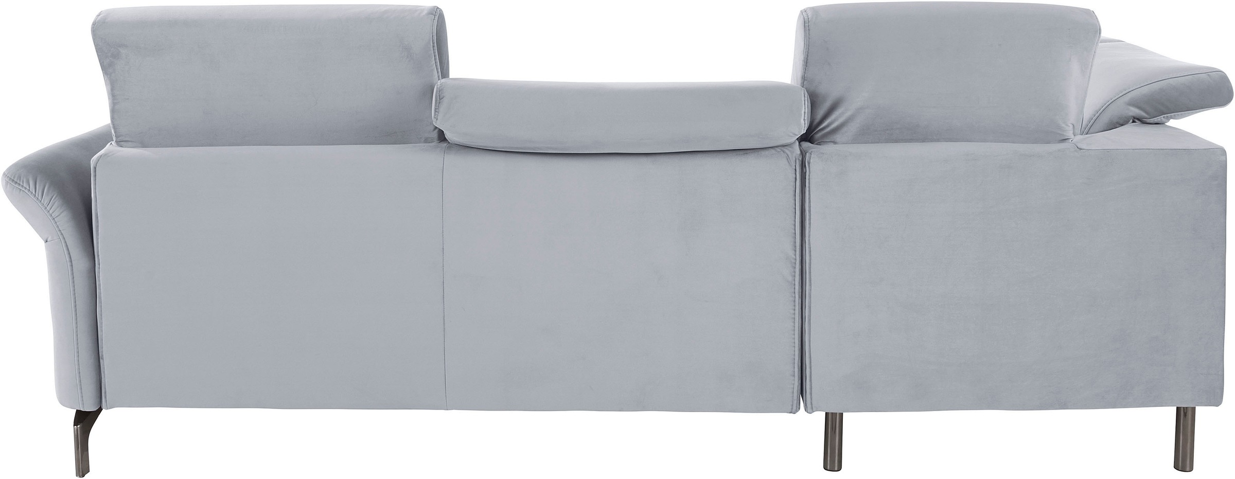 INOSIGN Ecksofa »Fresh L-Form«, Federkern, wahlweise Kopfteilverstellung und motorischer Vorziehsitz