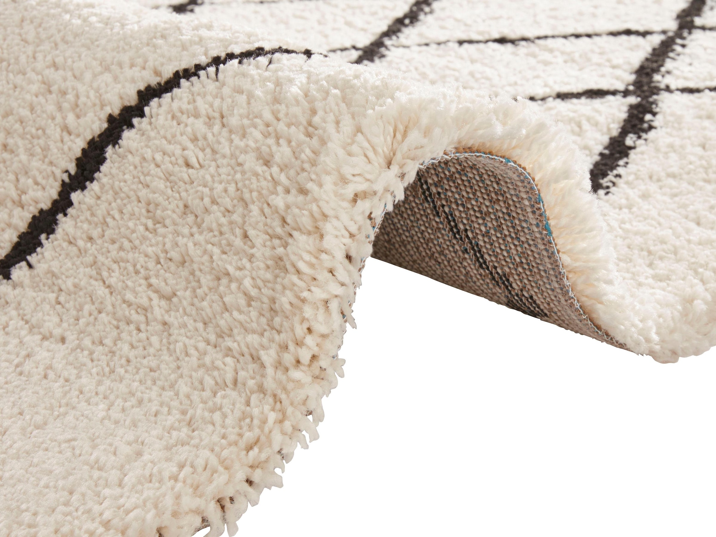 HANSE Home Teppich »Touch«, rechteckig, 35 mm Höhe, Rauten Design, besonders weich durch Microfaser, Robust, Pflegeleicht