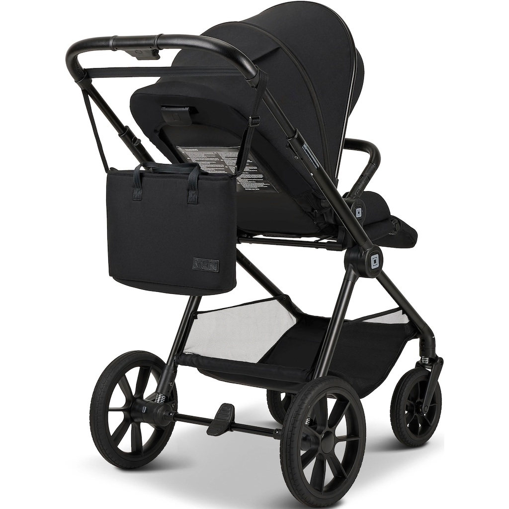 Moon Kombi-Kinderwagen »Clicc, black/melange«