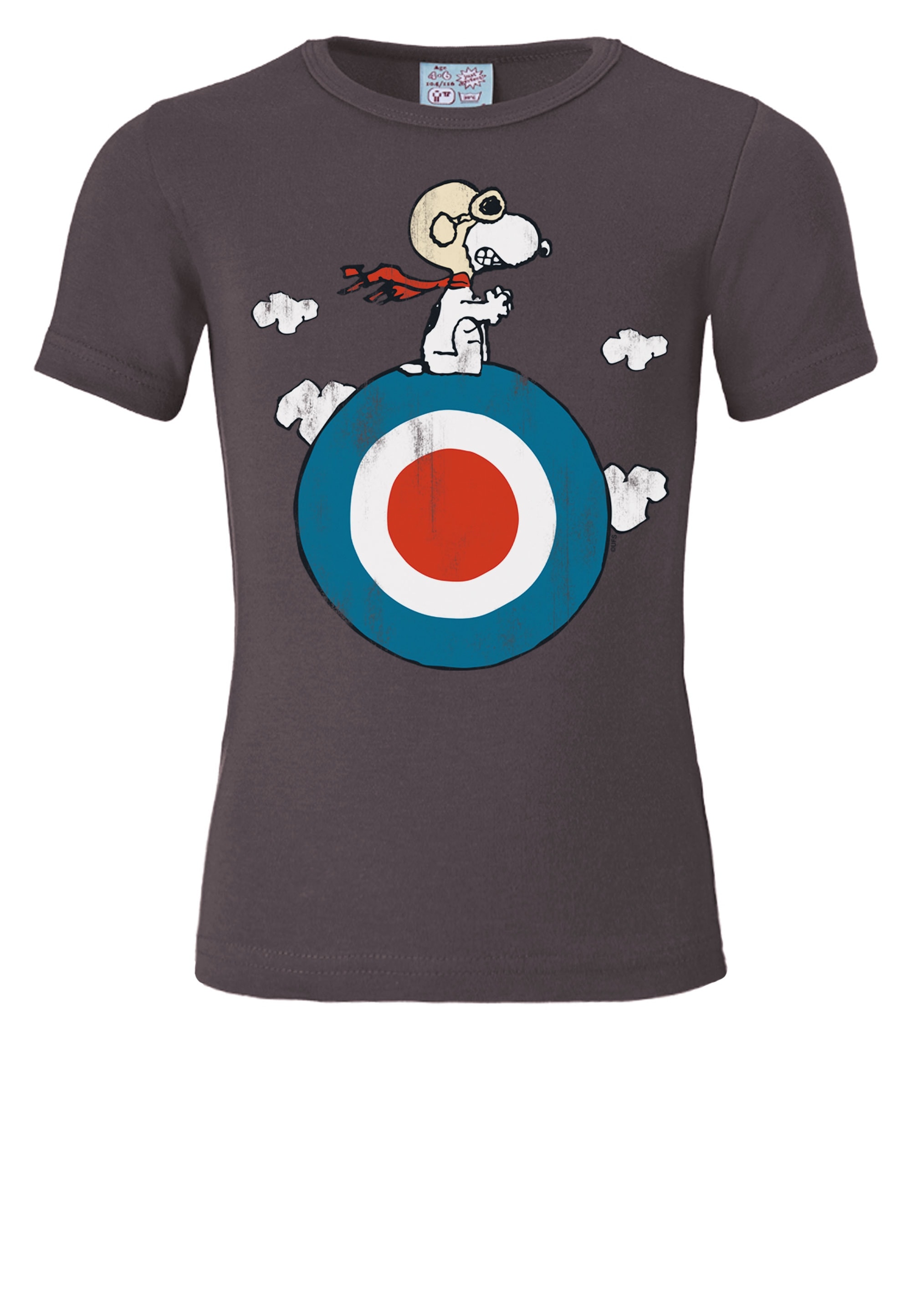 LOGOSHIRT T-Shirt »Snoopy - Target«, mit lizenziertem Originaldesign
