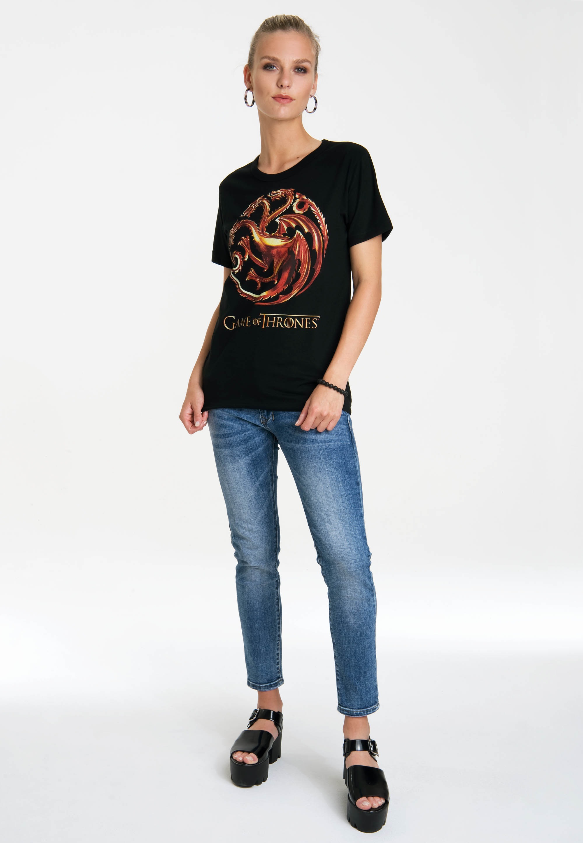 LOGOSHIRT T-Shirt »Game of Thrones«, mit lizenziertem Originaldesign für  kaufen | BAUR