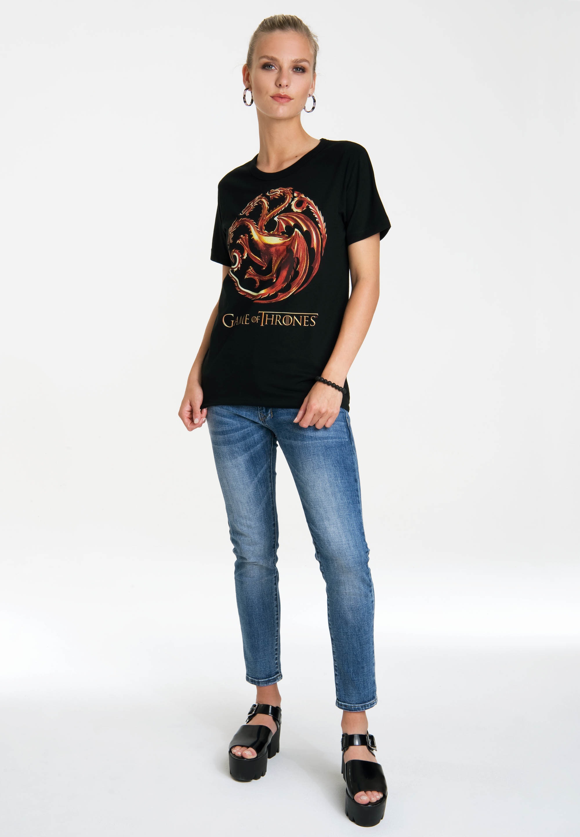 LOGOSHIRT T-Shirt "Game of Thrones" mit lizenziertem Originaldesign günstig online kaufen