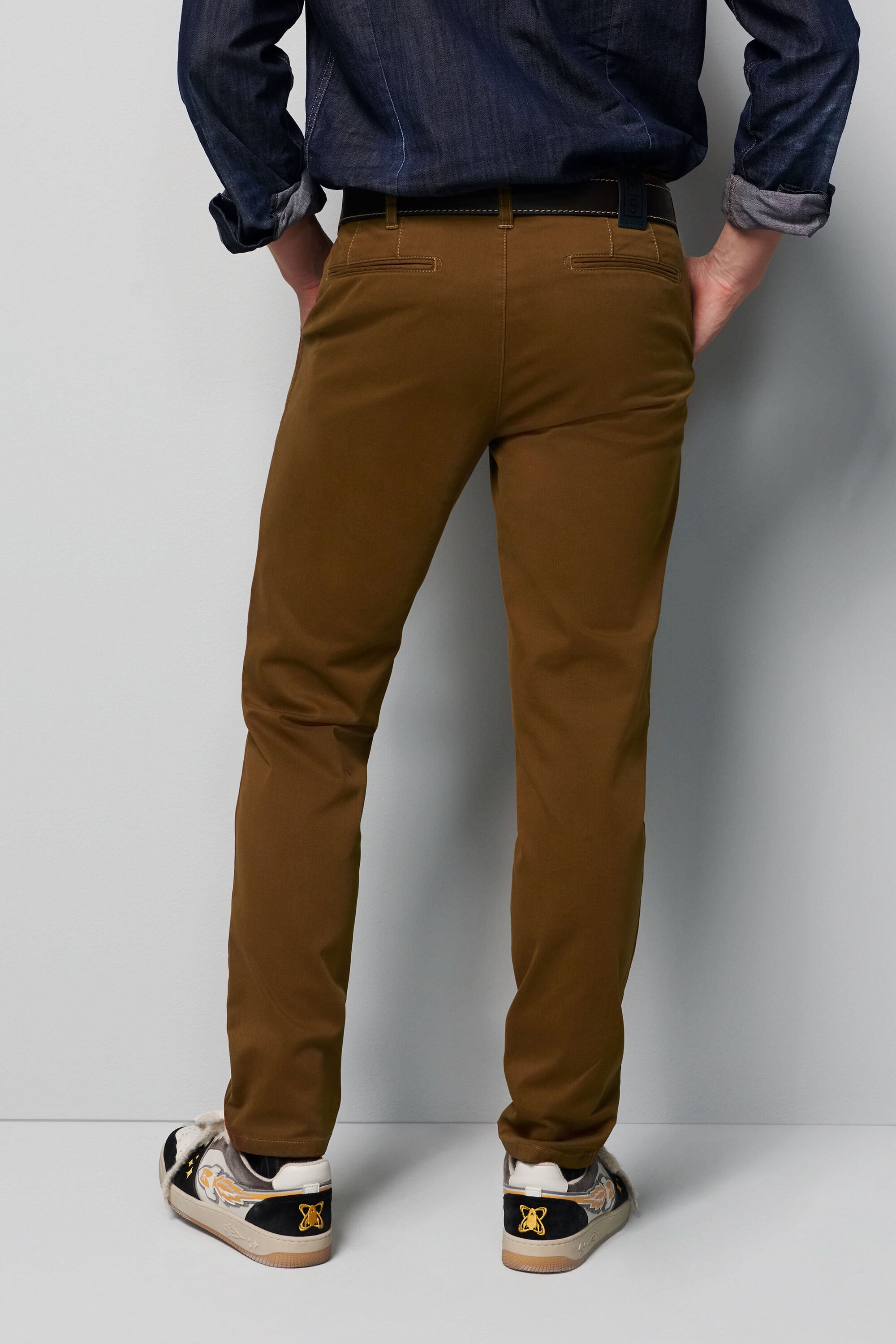 MEYER Chinos »M5 Chino«, im unifarbenen Design