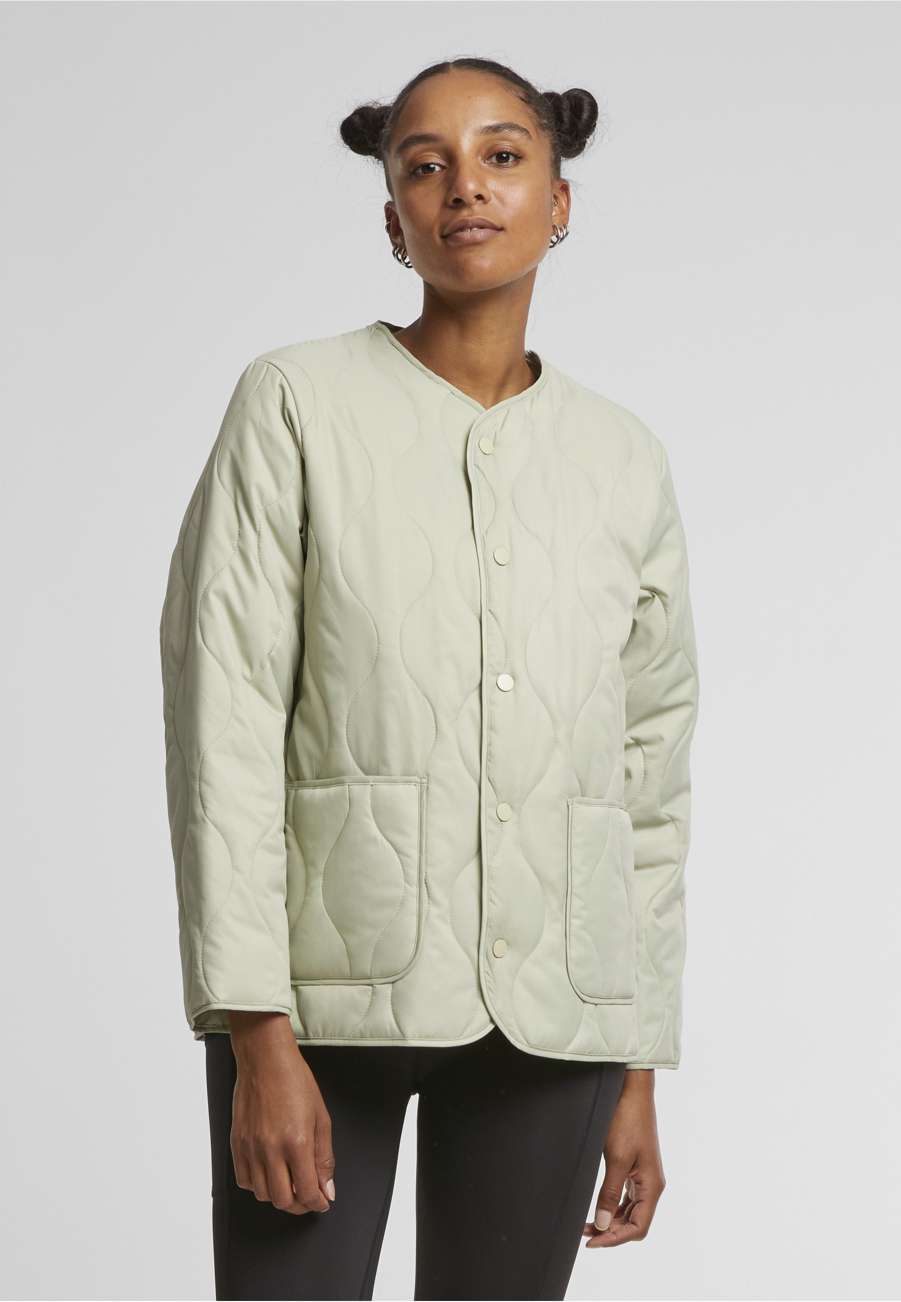 URBAN CLASSICS Langmantel »Urban Classics Ladies Quilted Jacket«