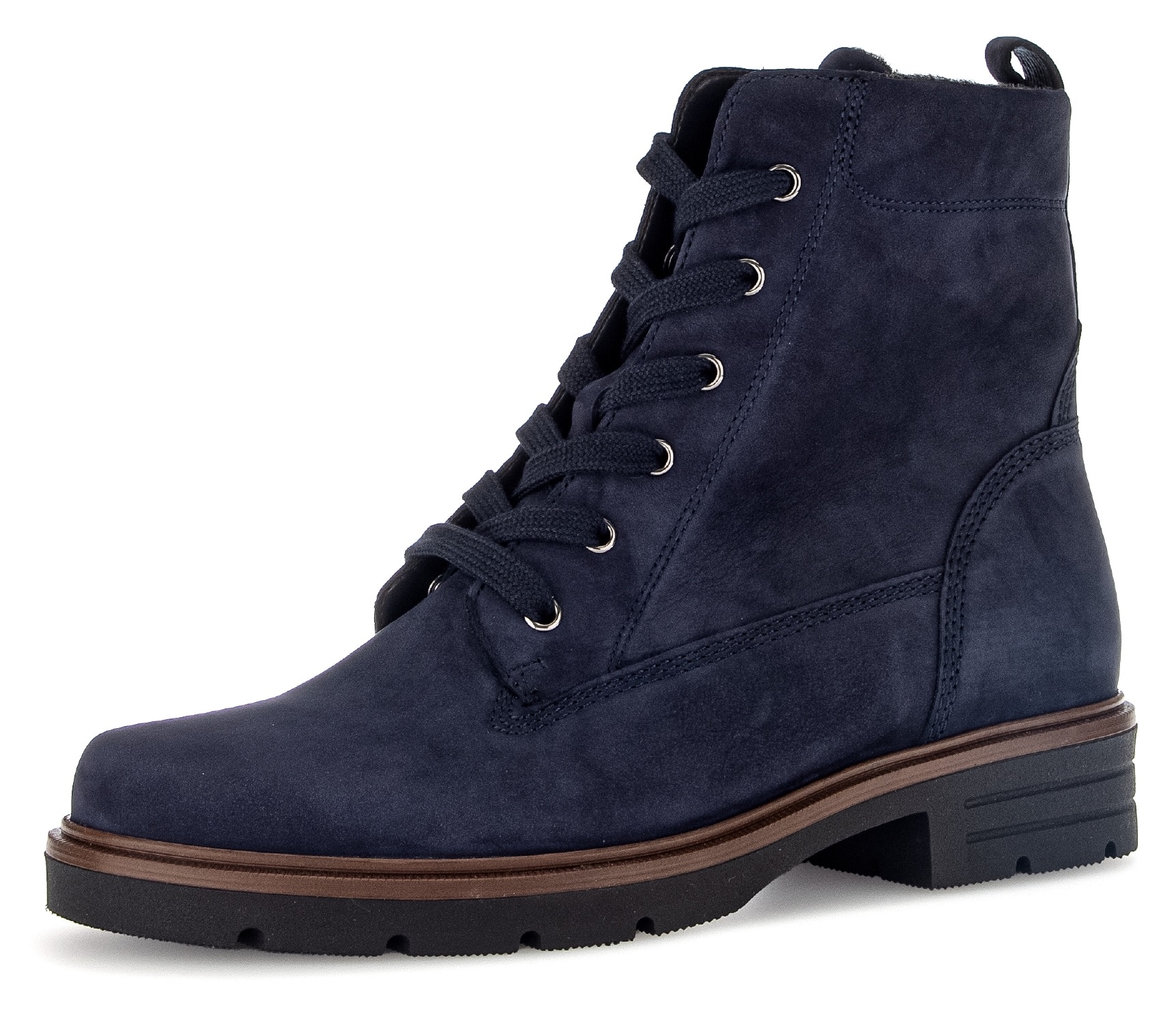 Gabor, Blockabsatz, Schnürstiefelette, praktischer Innenreißverschluss günstig online kaufen