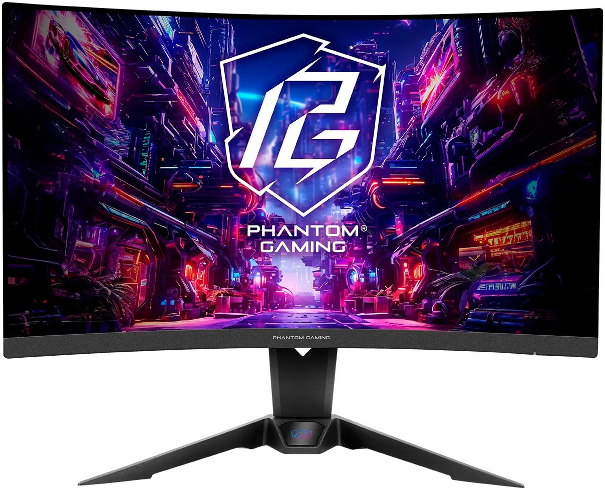 ASROCK Curved-Gaming-Monitor "PG27QR", B:61cm H:36,7cm T:9,3cmschwarz, Monitore