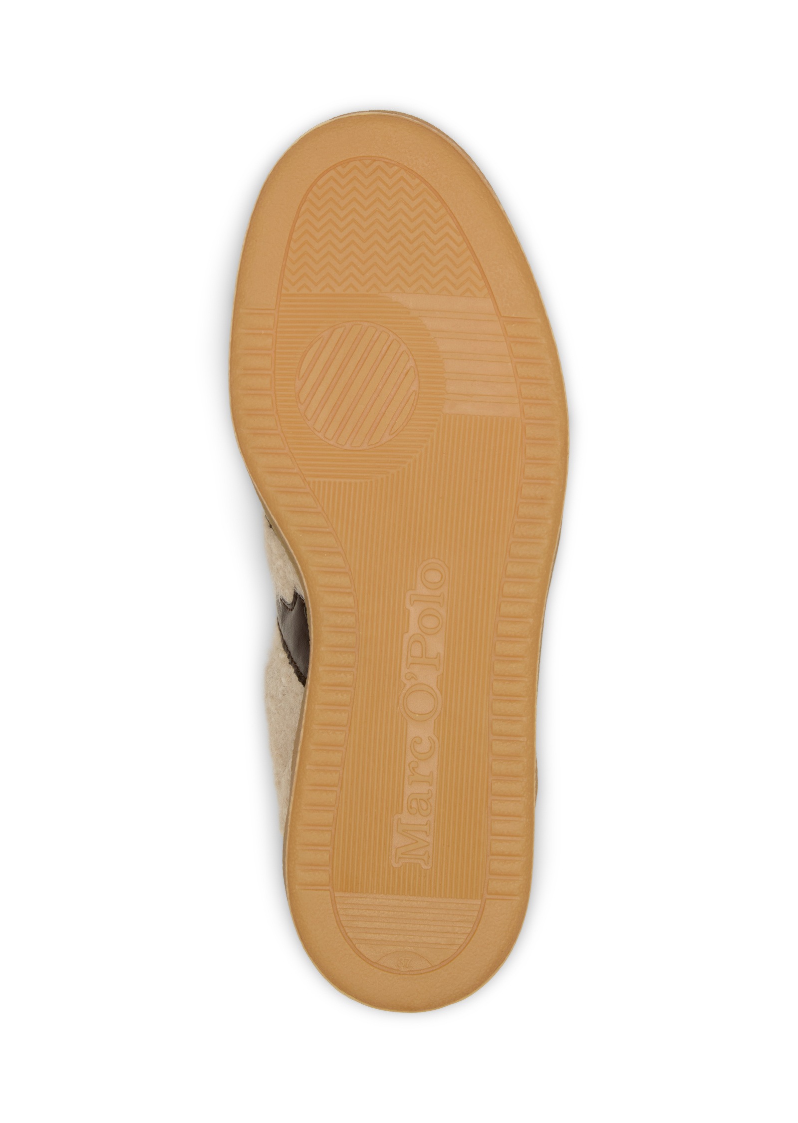 Marc O'Polo Sneaker »aus Leder und Teddyfell«